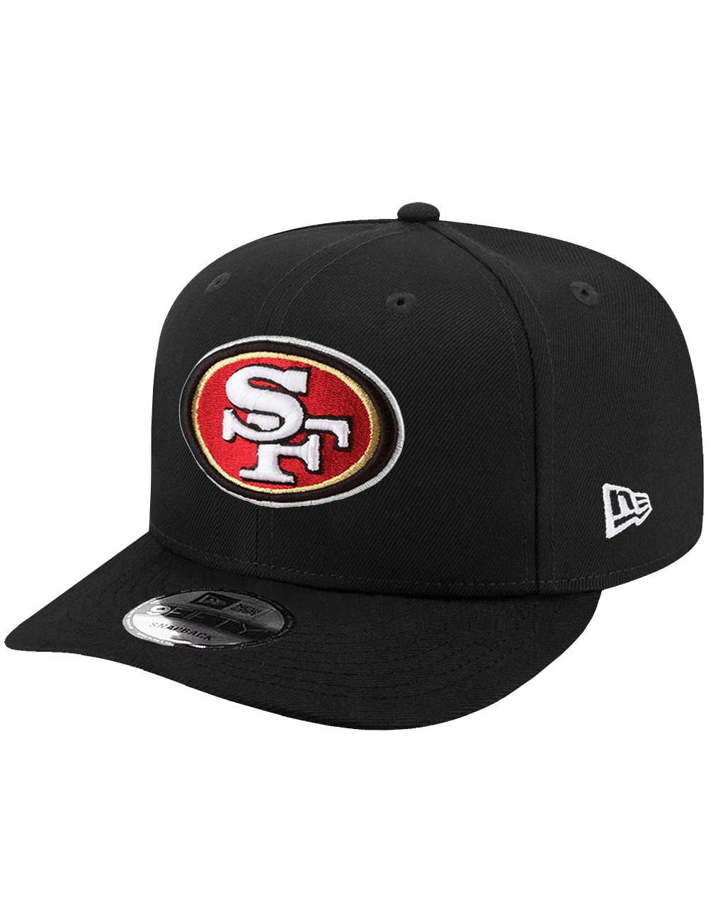 New Era Caps San Francisco 49ers New Era NFL Team 9FIFTY Pre-Curved Snapback Hat - Black