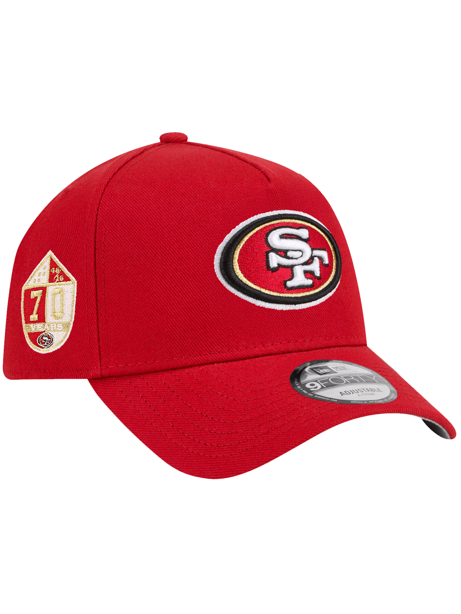 New Era Caps San Francisco 49ers New Era NFL Team 9FORTY A-Frame Snapback Hat - Red