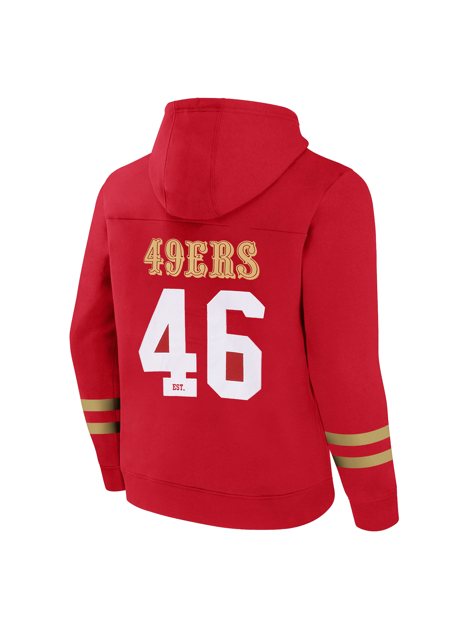 NFL Branded Jumpers San Francisco 49ers NFL Foundation Panel Hoodie Jumper - Red
