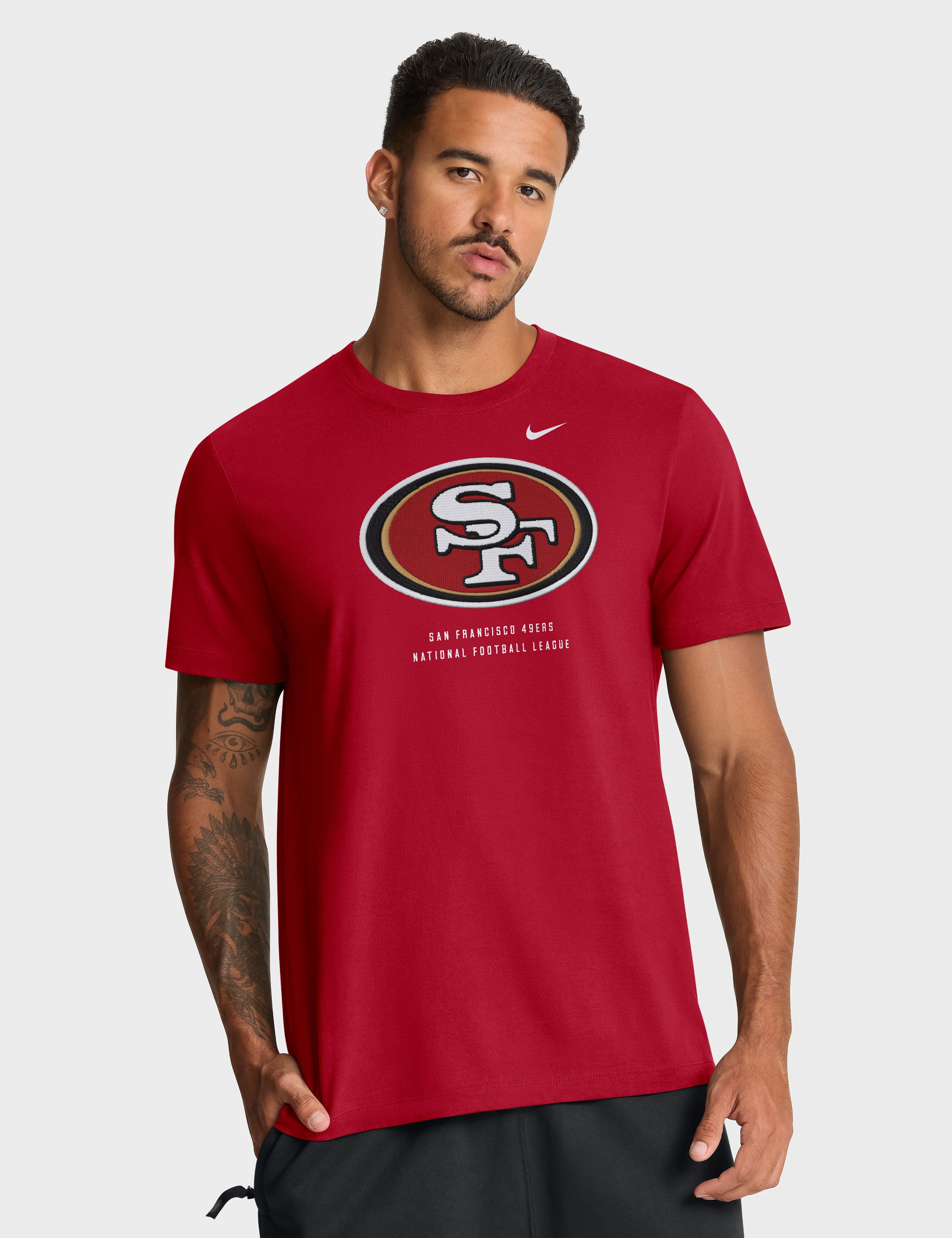 Nike T-Shirts San Francisco 49ers Nike NFL Property Of Cotton T-Shirt - Red