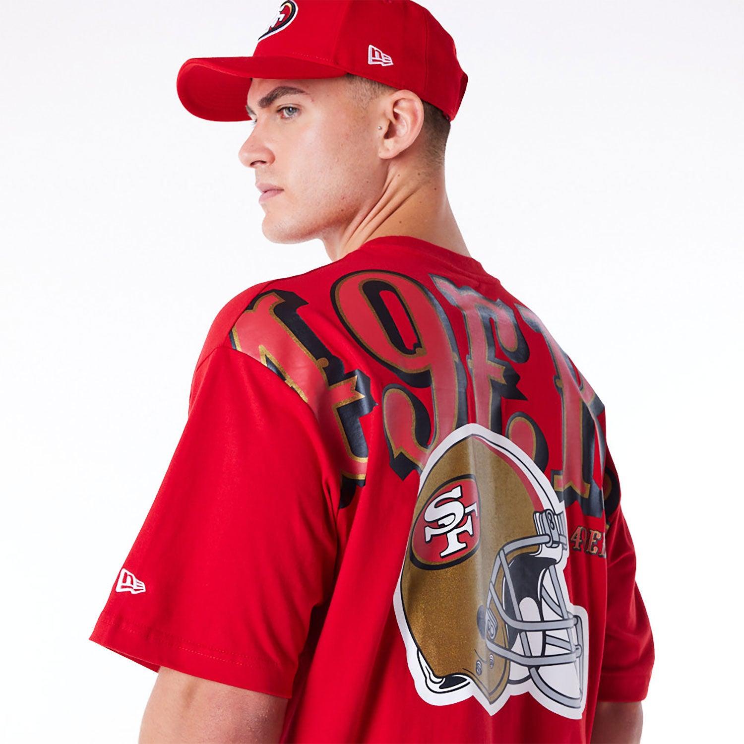 San Francisco 49ers New Era NFL Logo Select Oversized T-Shirt - Red