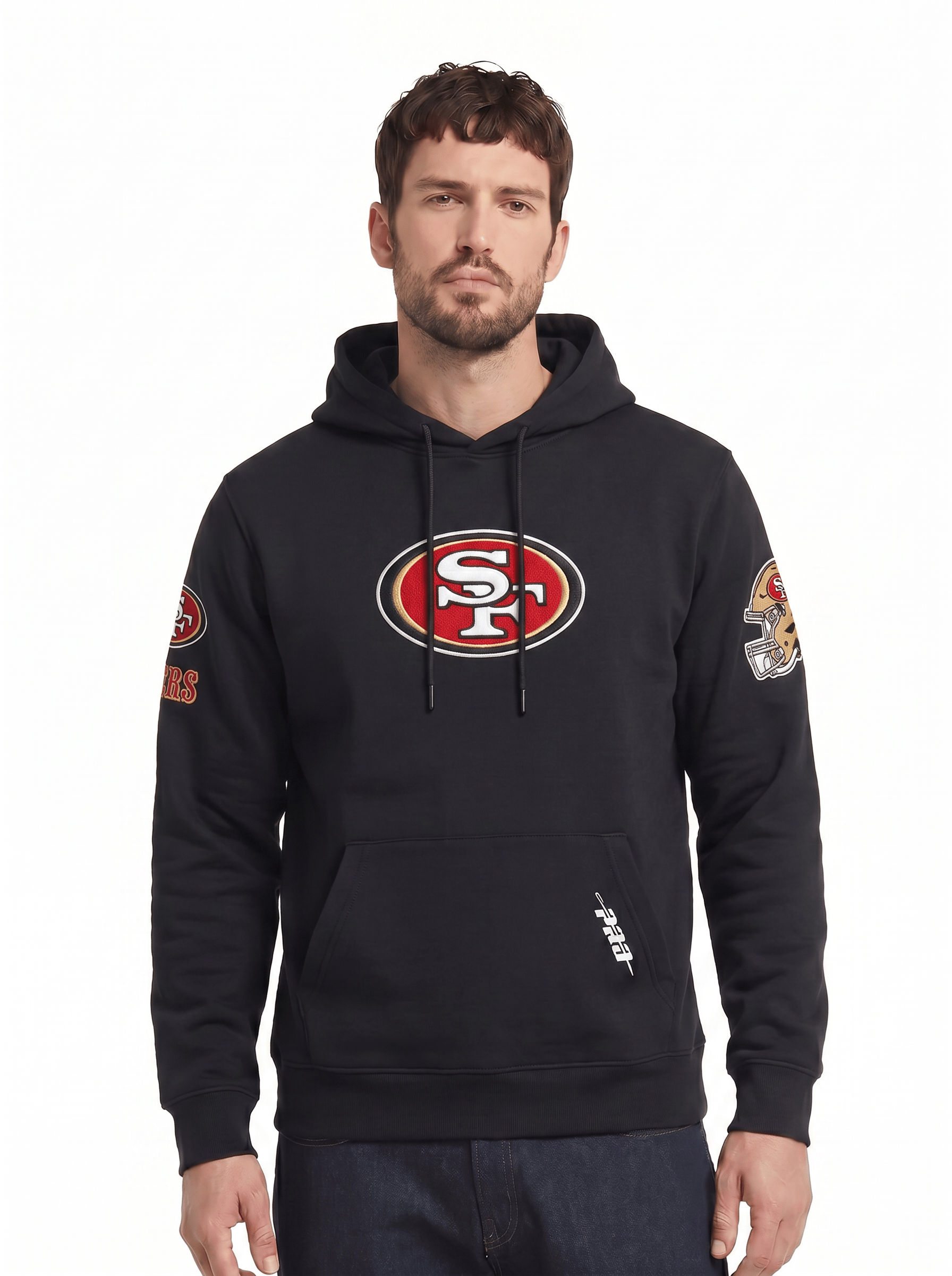 Pro Standard Jumpers San Francisco 49ers Pro Standard NFL Team Chenille Flex Hoodie Jumper - Black