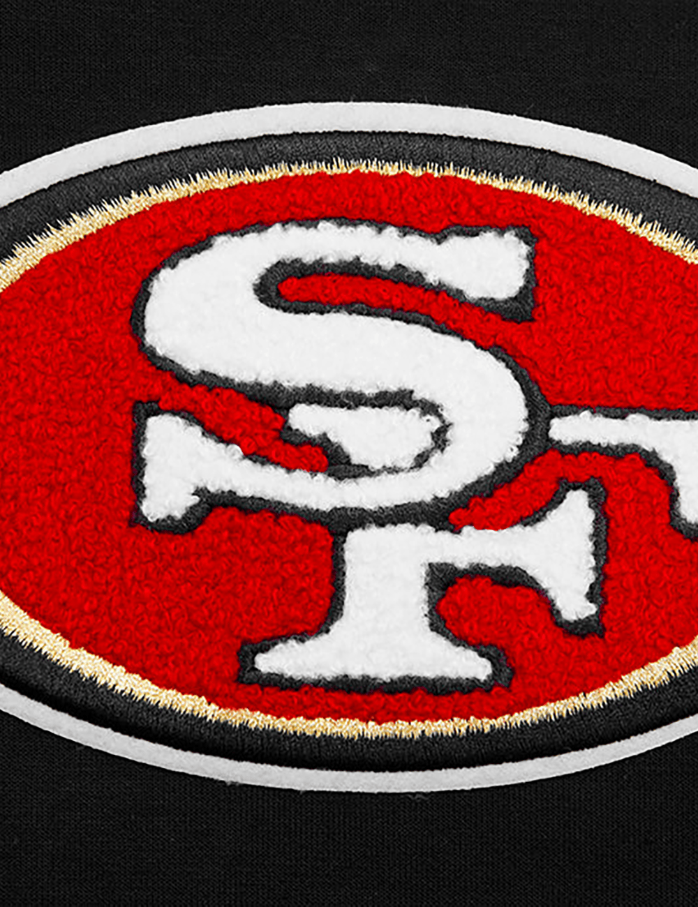 Pro Standard Jumpers San Francisco 49ers Pro Standard NFL Team Chenille Hoodie Jumper - Black