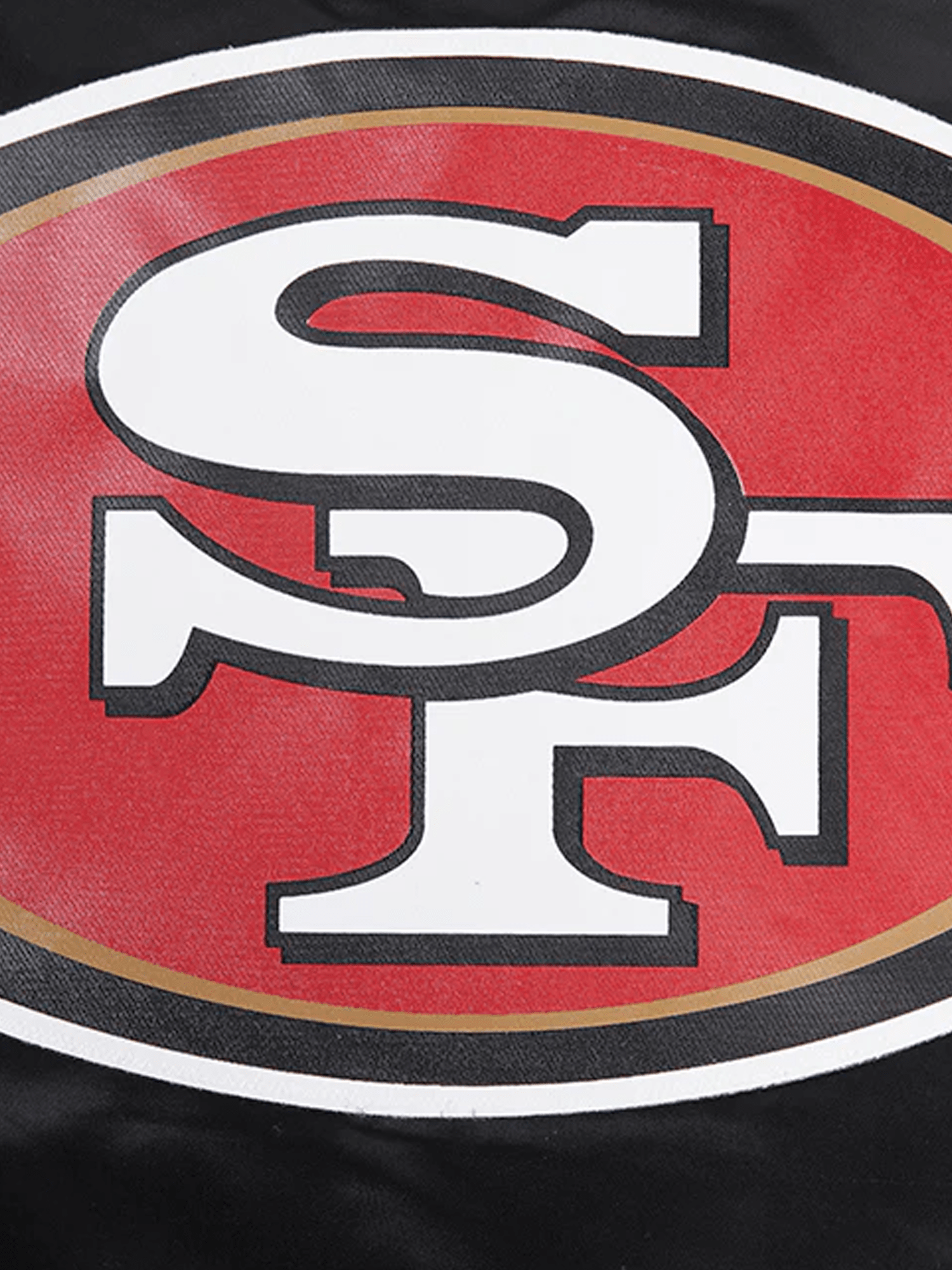 Pro Standard Jackets San Francisco 49ers Pro Standard NFL Team Classic Satin Button Jacket - Black
