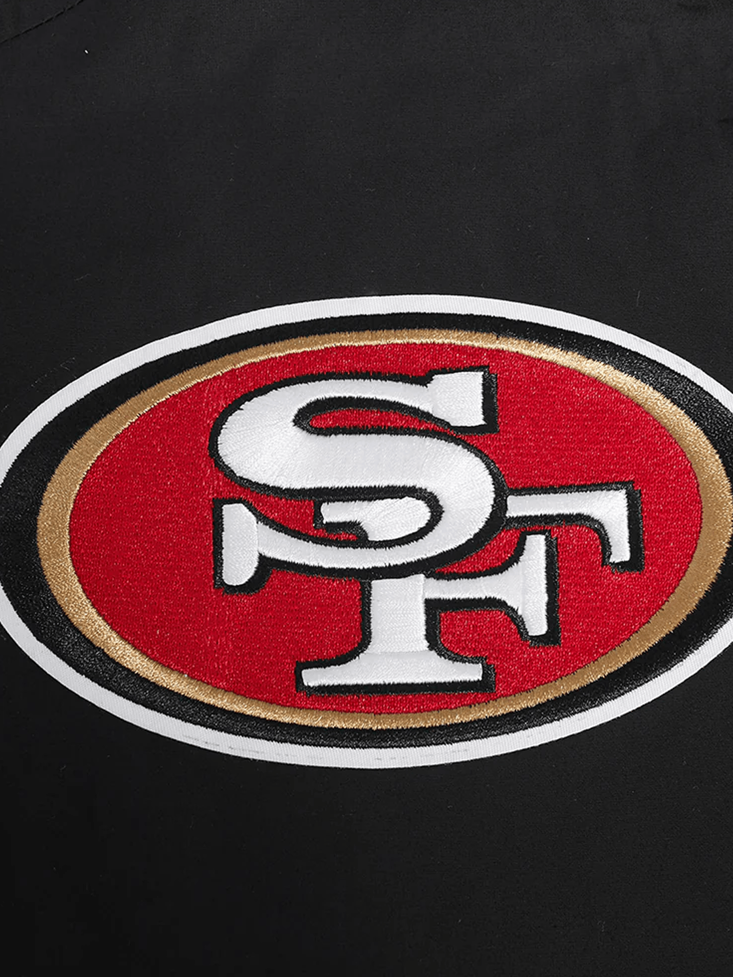 Pro Standard Jumpers San Francisco 49ers Pro Standard NFL Woven Wind Zip Hoodie Jumper - Black