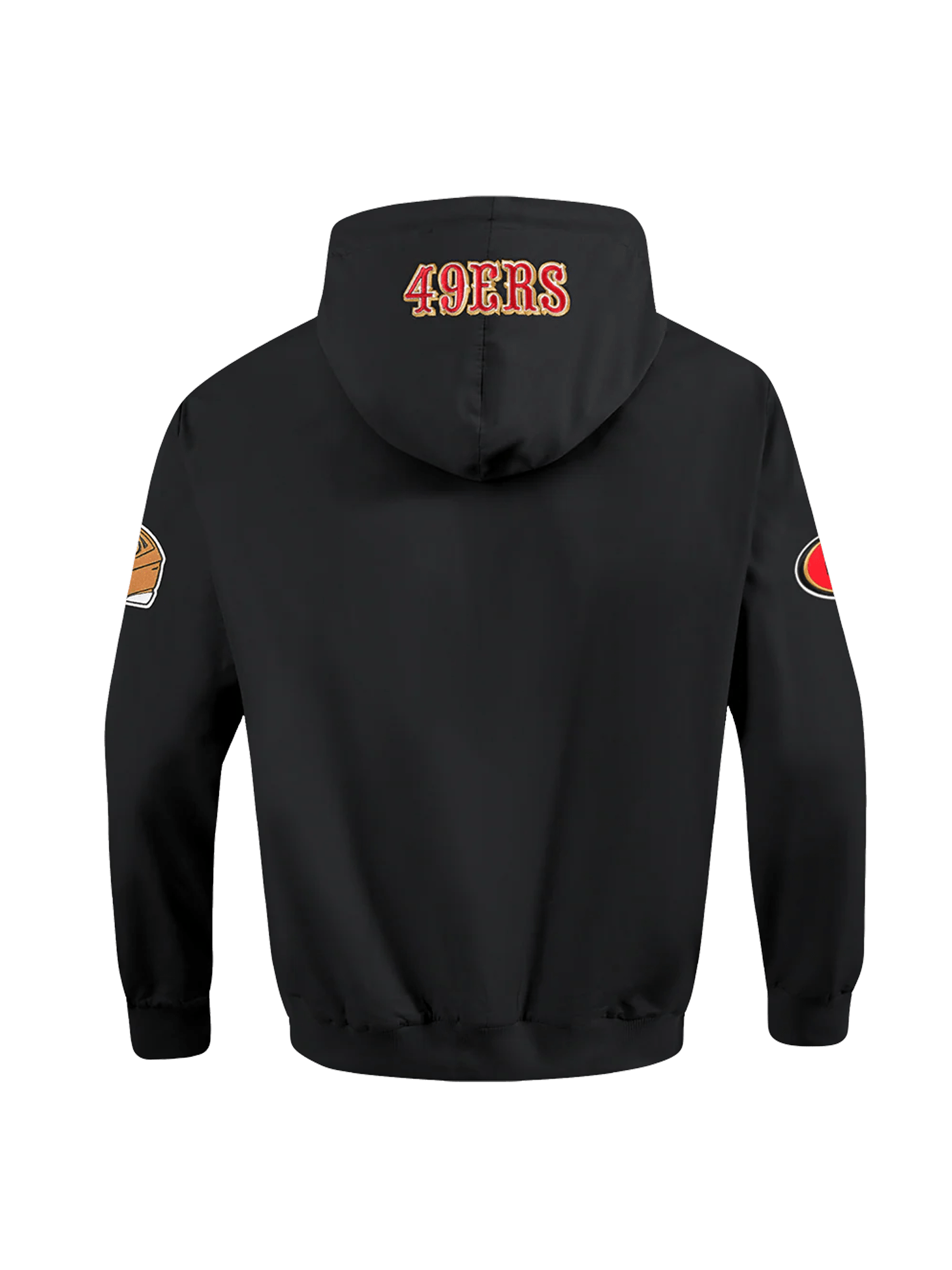 Pro Standard Jumpers San Francisco 49ers Pro Standard NFL Woven Wind Zip Hoodie Jumper - Black