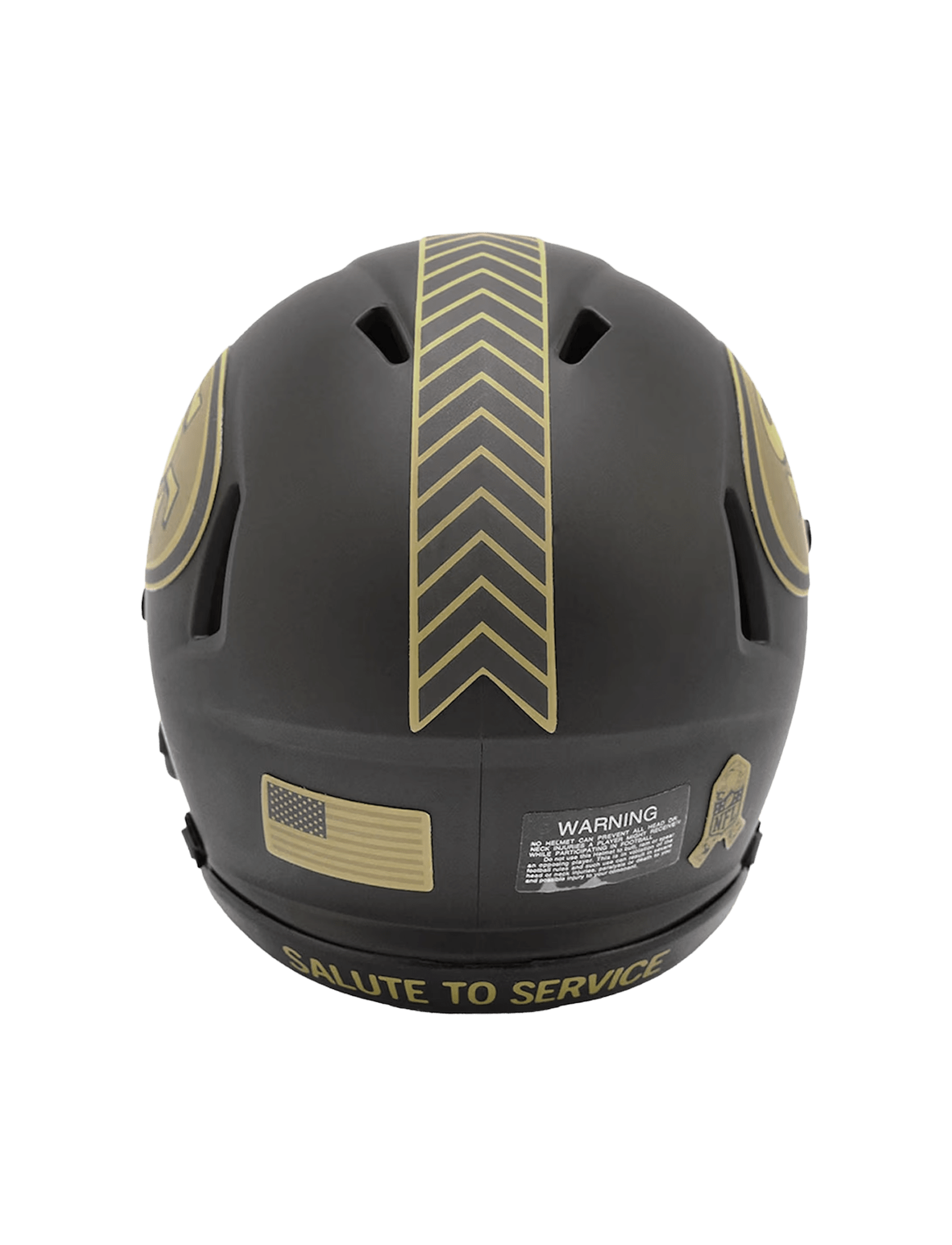 Riddell Helmets San Francisco 49ers Riddell NFL Salute To Service 25 Speed Mini Size Helmet