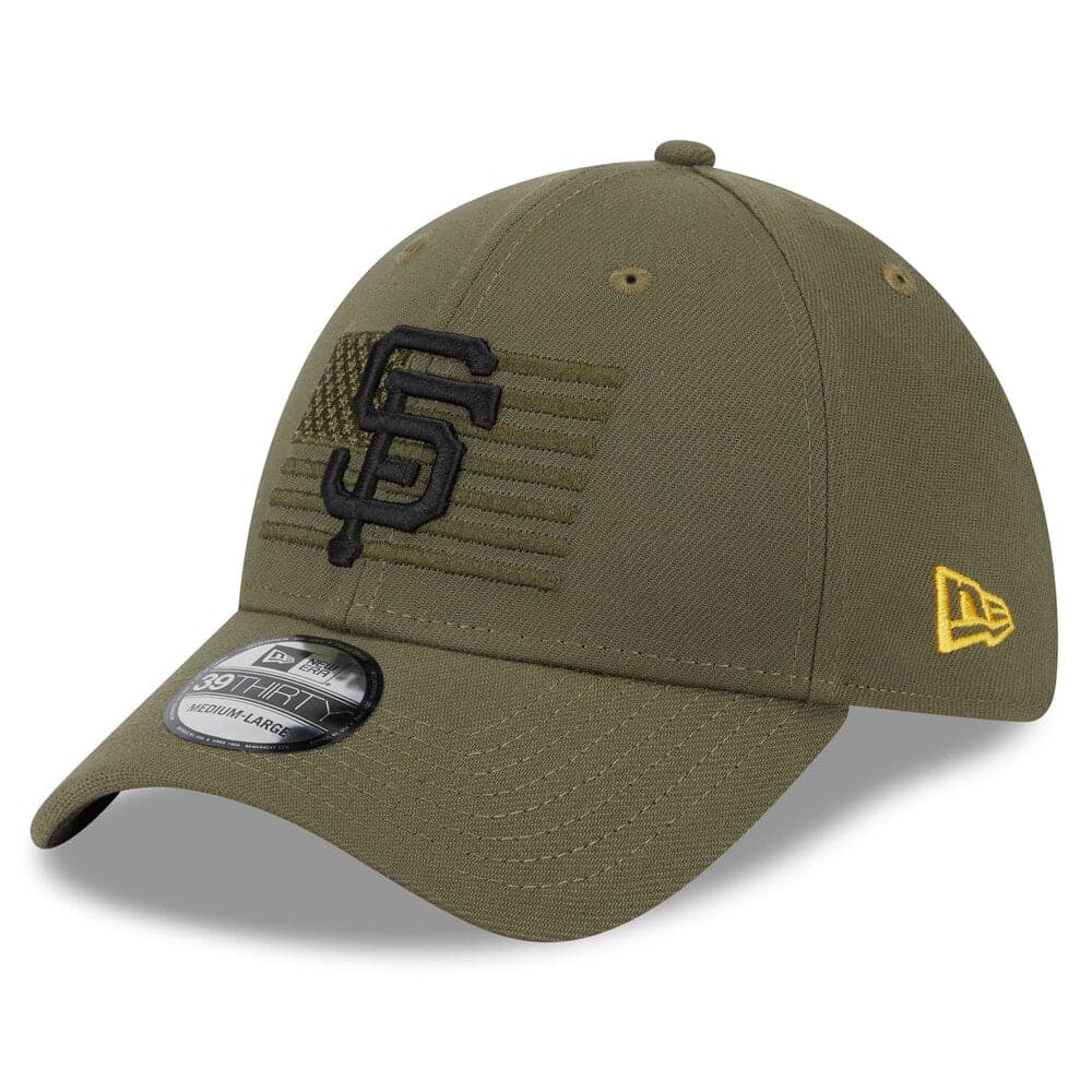 New Era Caps San Francisco Giants New Era MLB 2023 Armed Forces 39THIRTY Stretch-Fit Hat - Army