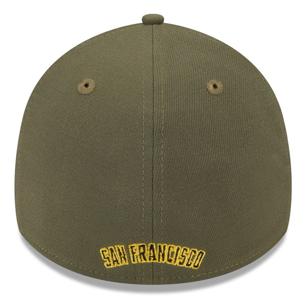 New Era Caps San Francisco Giants New Era MLB 2023 Armed Forces 39THIRTY Stretch-Fit Hat - Army
