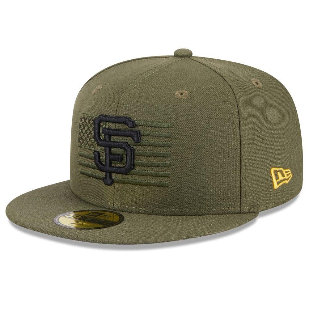 New Era Caps San Francisco Giants New Era MLB 2023 Armed Forces 59FIFTY Fitted Hat - Army
