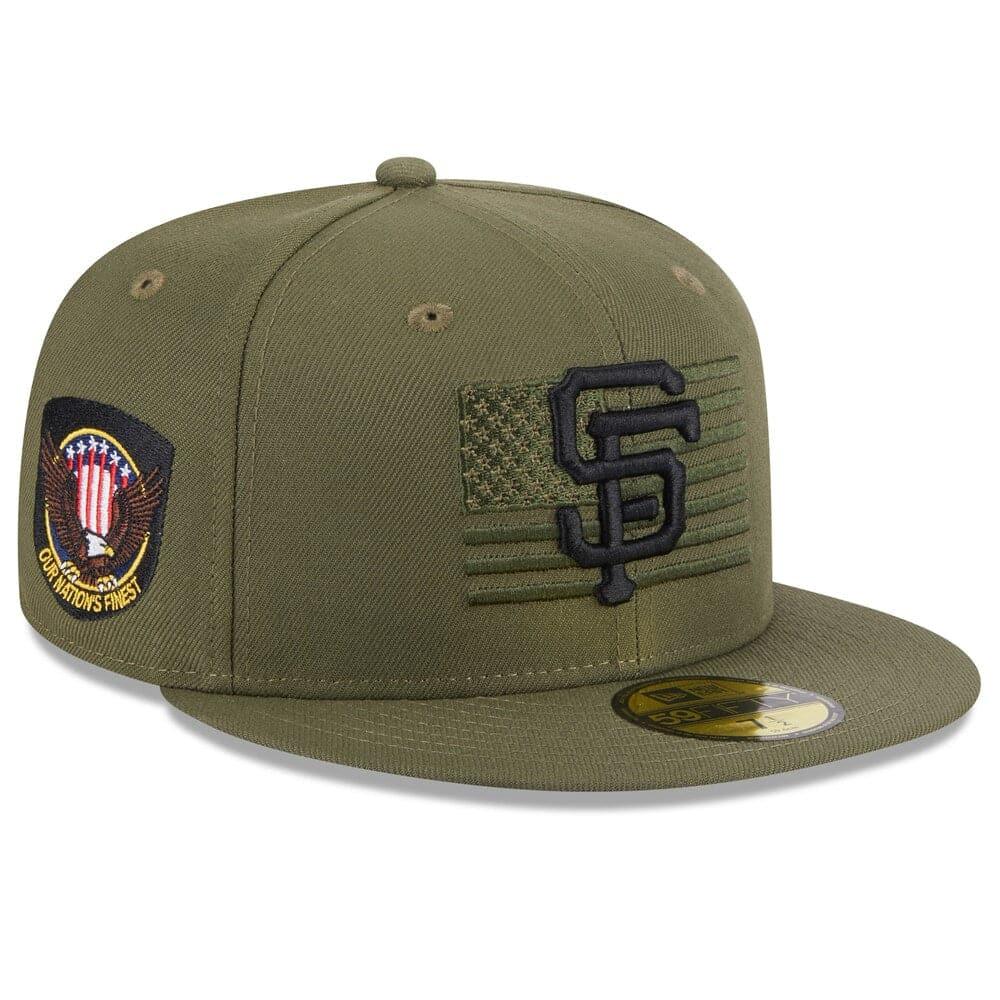 New Era Caps San Francisco Giants New Era MLB 2023 Armed Forces 59FIFTY Fitted Hat - Army