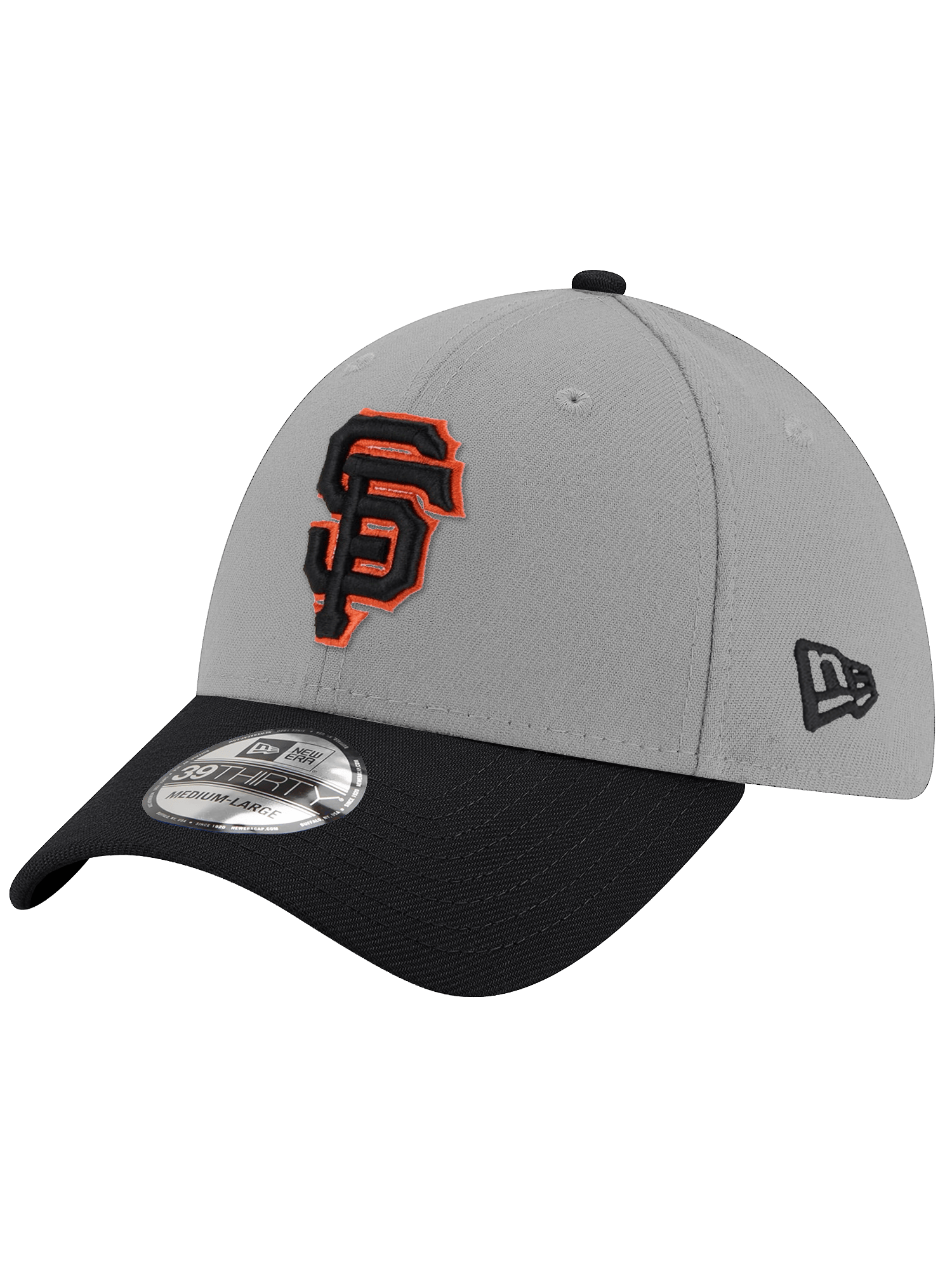 New Era Caps San Francisco Giants New Era MLB Alt 2 Tone 39THIRTY Stretch-Fit Hat - Grey