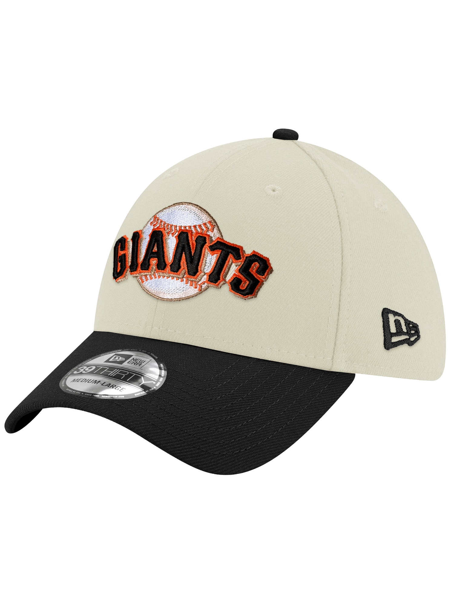New Era Caps San Francisco Giants New Era MLB Alt 39THIRTY Stretch-Fit Hat - Chrome