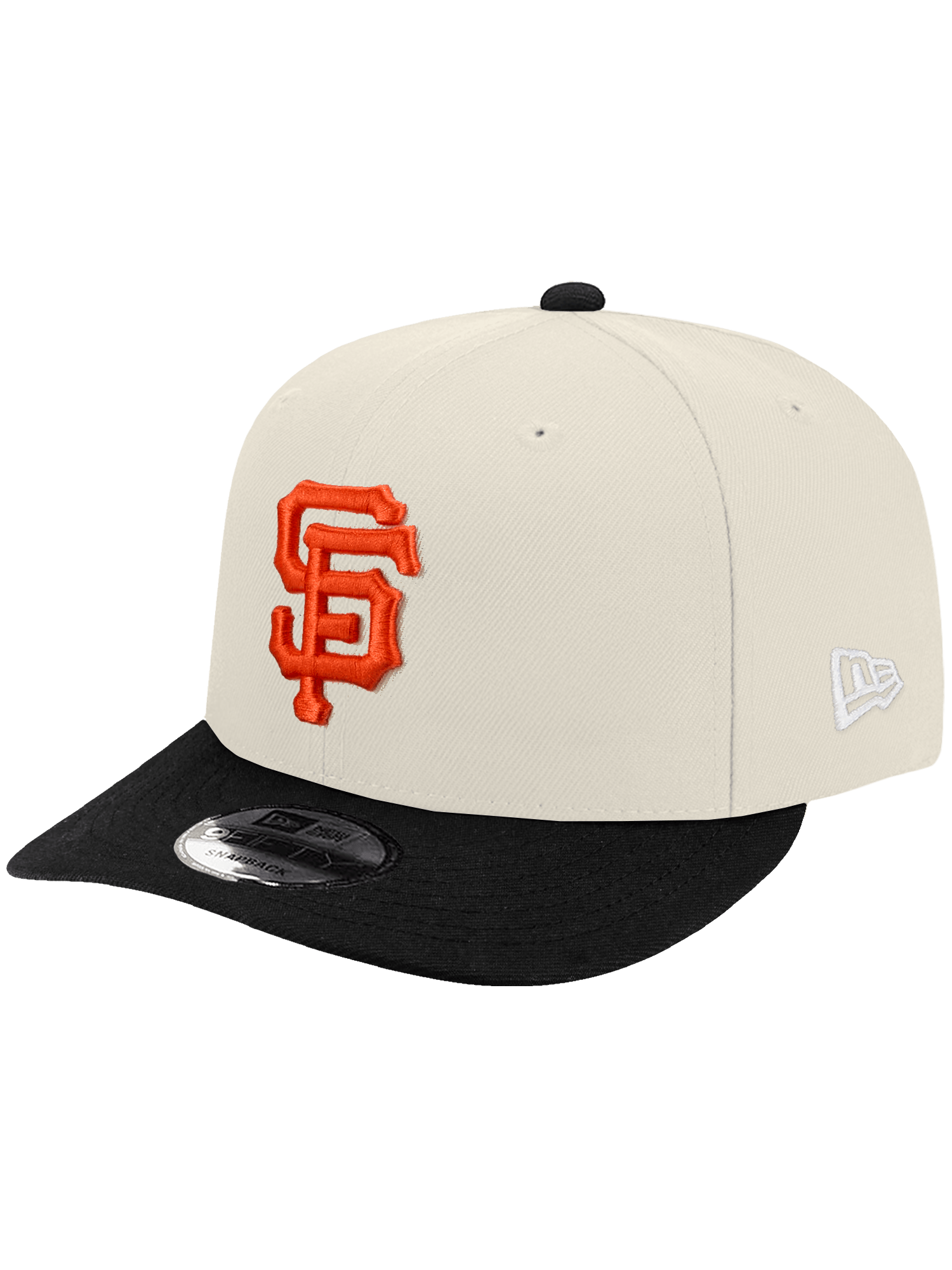 New Era Caps OSFA San Francisco Giants New Era MLB Alt Pre-Curved 9FIFTY Snapback Hat - Chrome