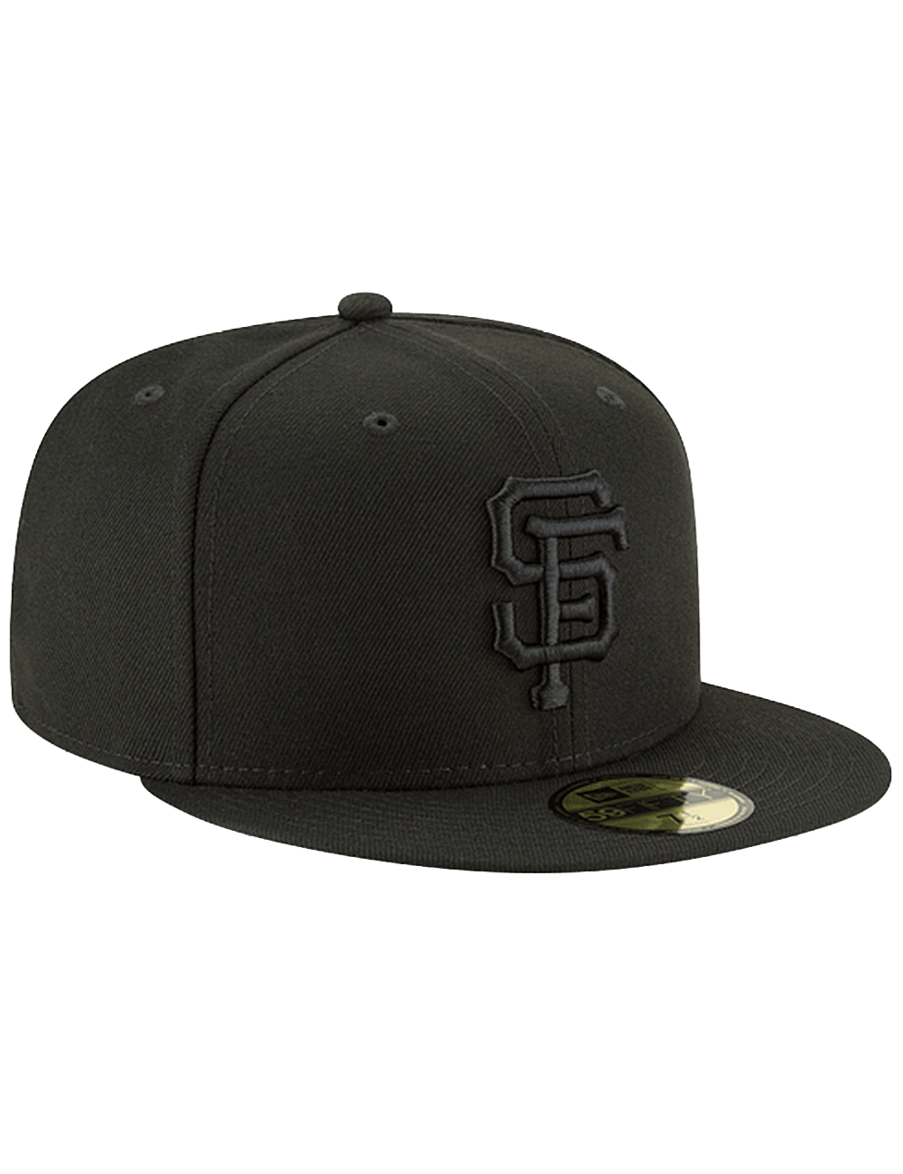 New Era Caps San Francisco Giants New Era MLB Black On Black 59FIFTY Fitted Hat