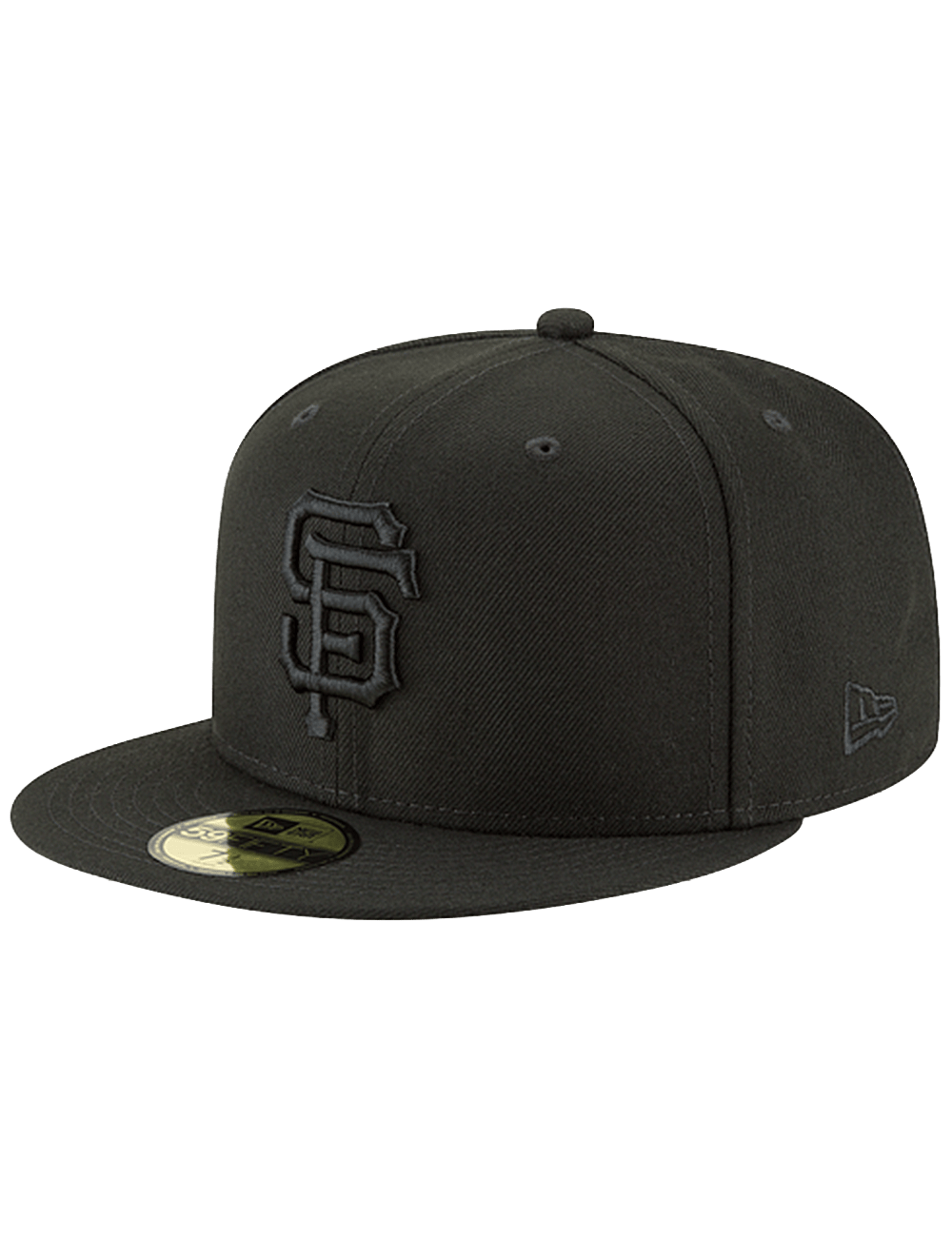New Era Caps San Francisco Giants New Era MLB Black On Black 59FIFTY Fitted Hat