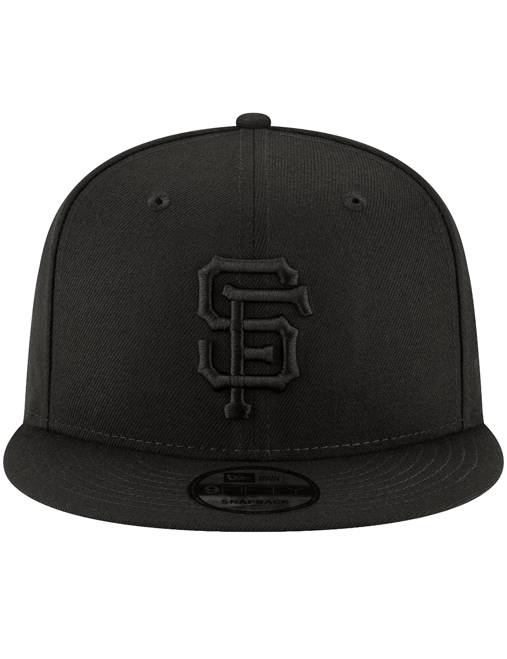 New Era Caps OSFA San Francisco Giants New Era MLB Black On Black 9FIFTY Snapback Hat