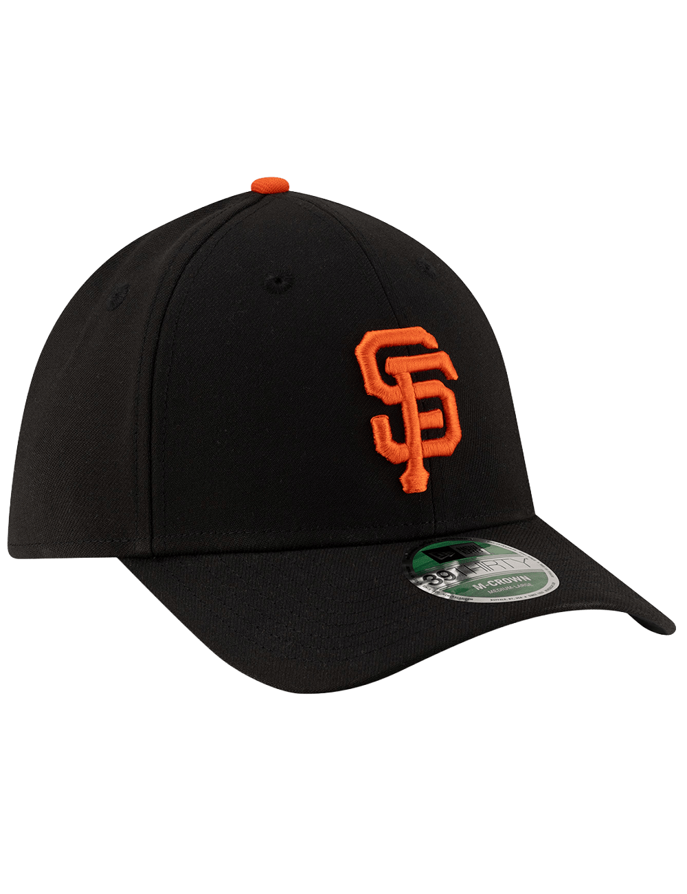New Era Caps San Francisco Giants New Era MLB Player Replica 39THIRTY M-Crown Stretch-Fit Hat - Black