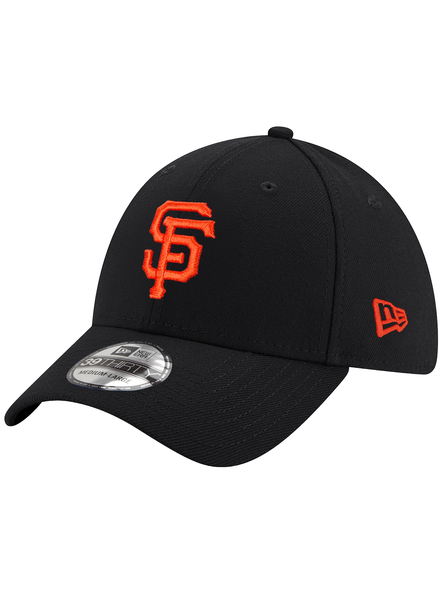 New Era Caps San Francisco Giants New Era MLB Team 39THIRTY Stretch-Fit Hat - Black