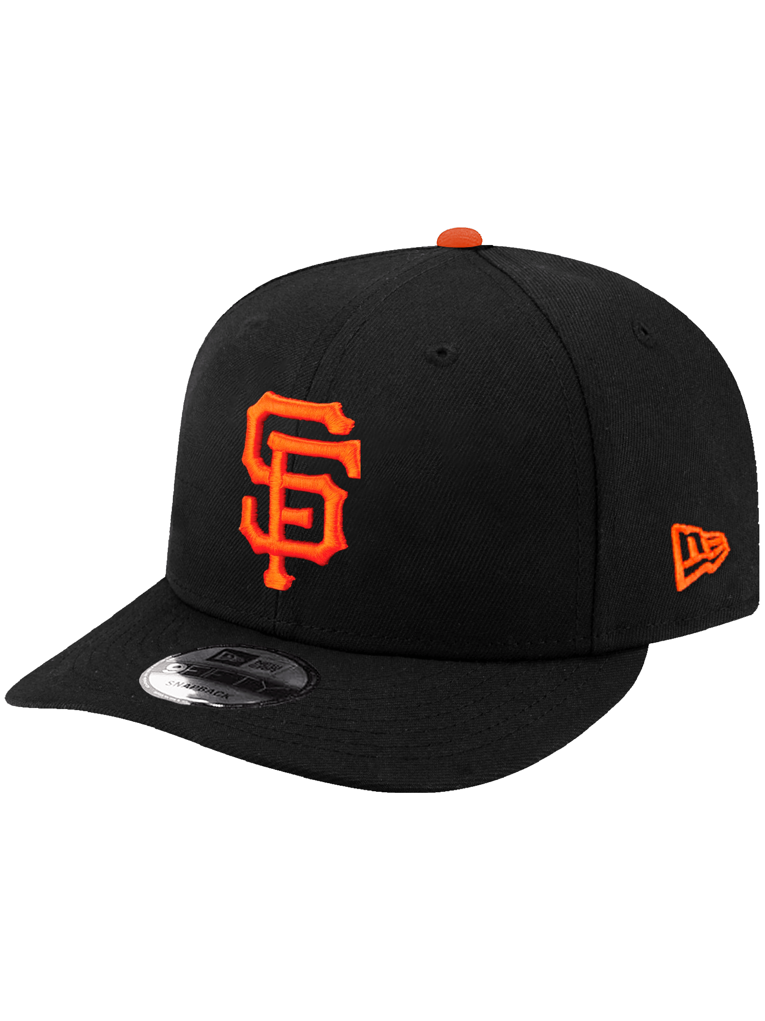 New Era Caps San Francisco Giants New Era MLB Team Pre-Curved 9FIFTY Snapback Hat - Black