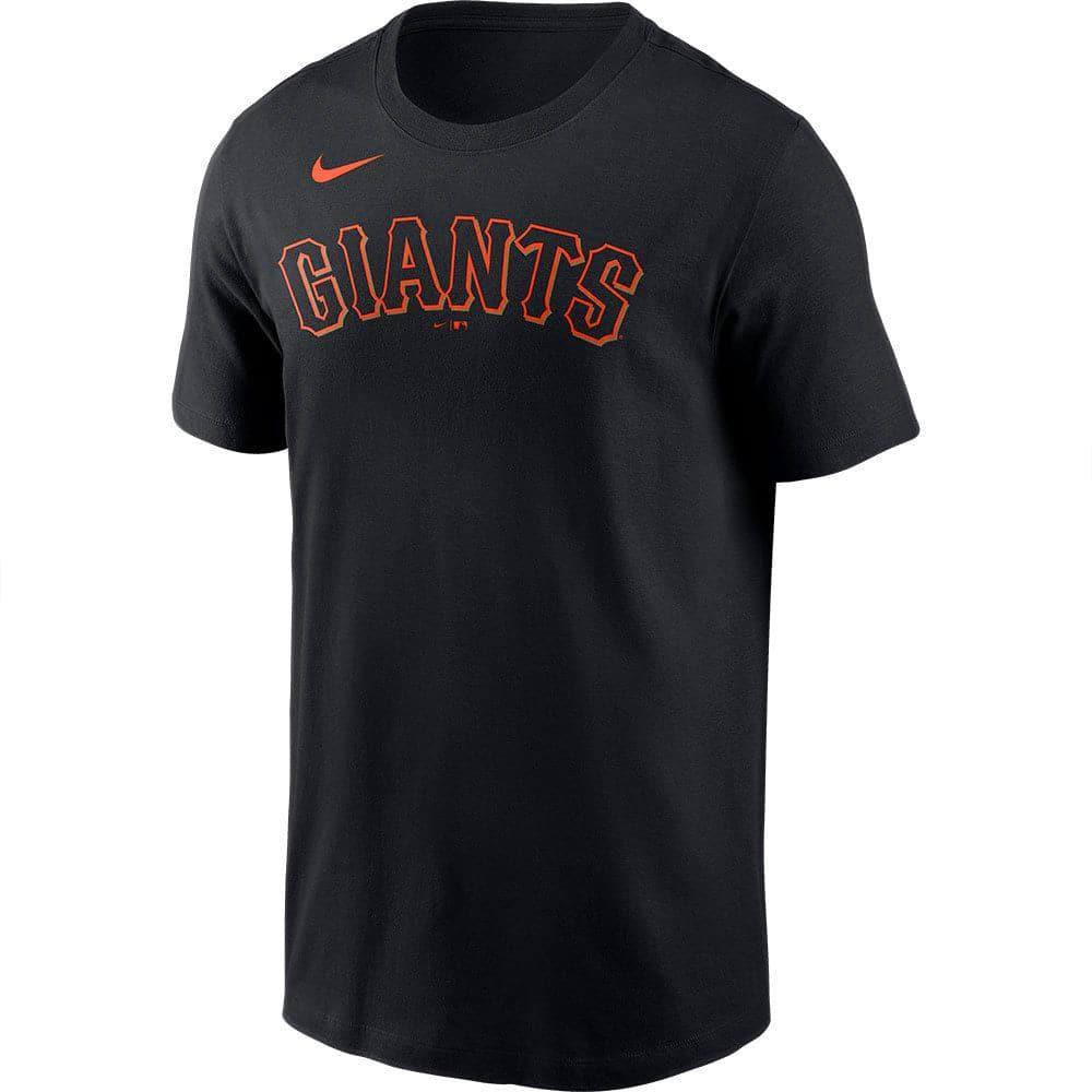 Nike T-Shirts San Francisco Giants Nike MLB Team Wordmark T-Shirt - Black