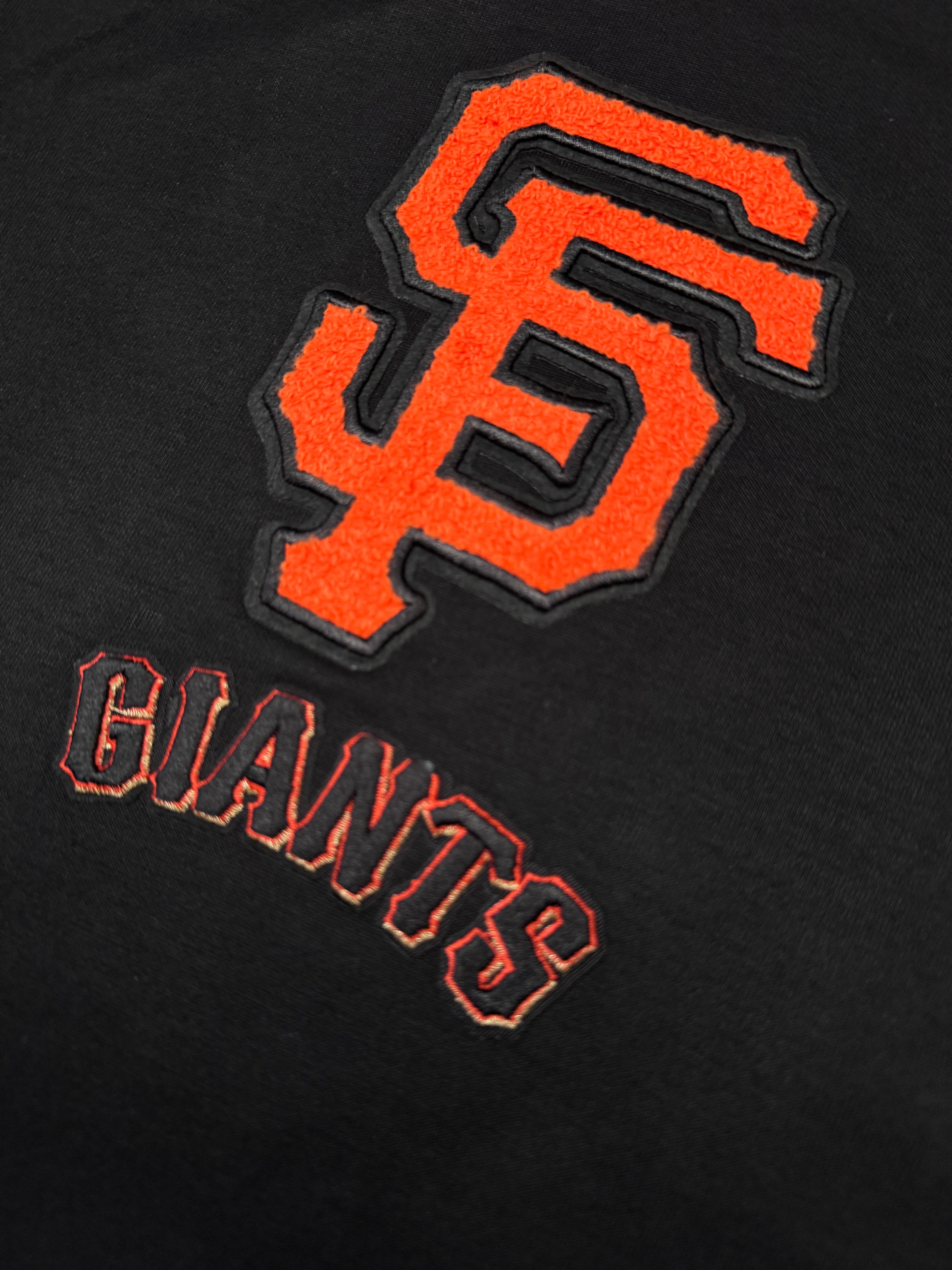 Pro Standard Jumpers San Francisco Giants Pro Standard MLB Team Chenille Flex Hoodie Jumper - Black