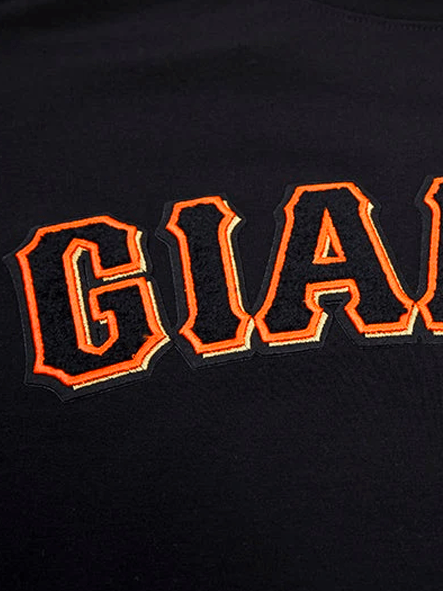 Pro Standard T-Shirts San Francisco Giants Pro Standard MLB Team Chenille Flex T-Shirt - Black