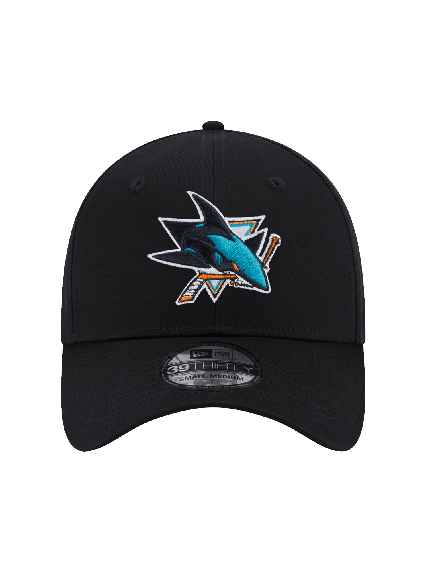New Era Caps San Jose Sharks New Era NHL Team 39THIRTY Stretch-Fit Hat - Black
