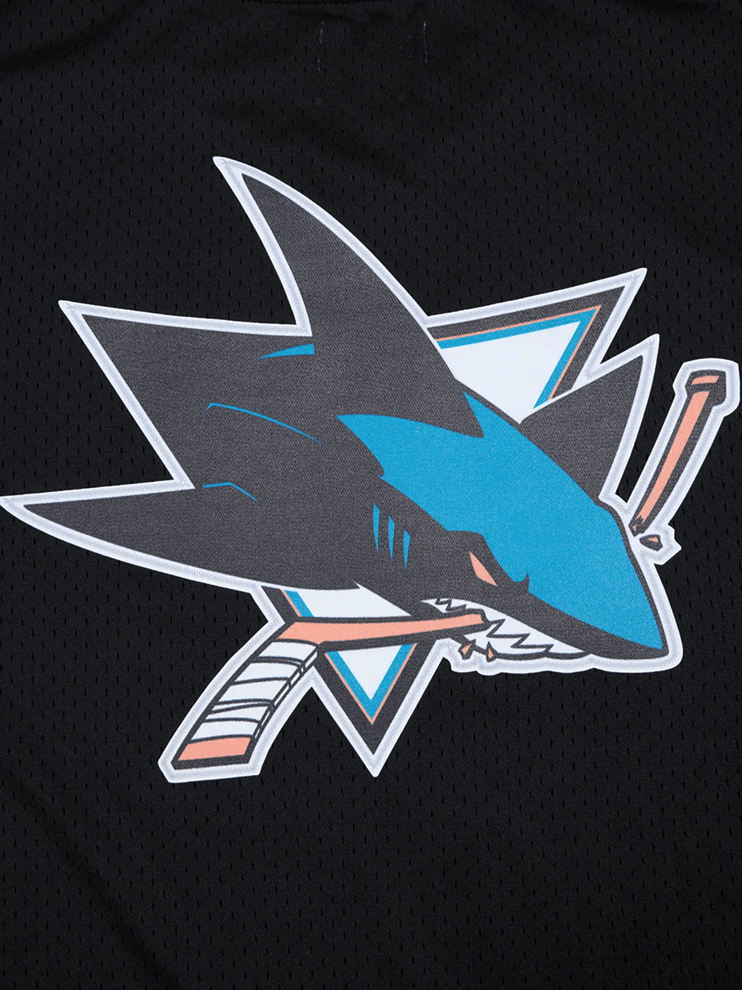 Pro Standard T-Shirts San Jose Sharks Pro Standard NHL Team Mesh Short Sleeve - Black