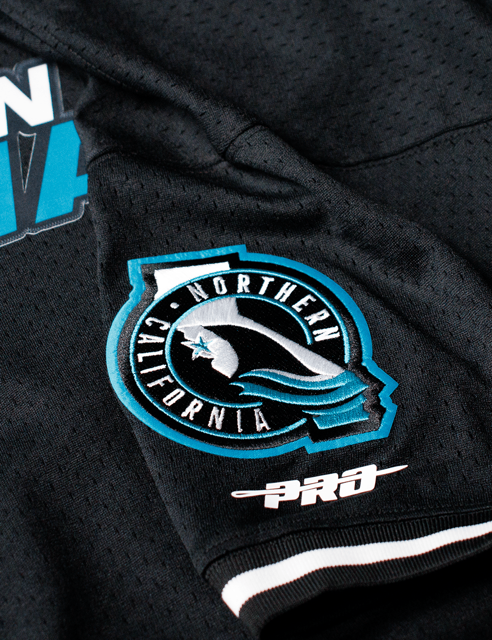 Pro Standard T-Shirts San Jose Sharks Pro Standard NHL Team Mesh Short Sleeve - Black