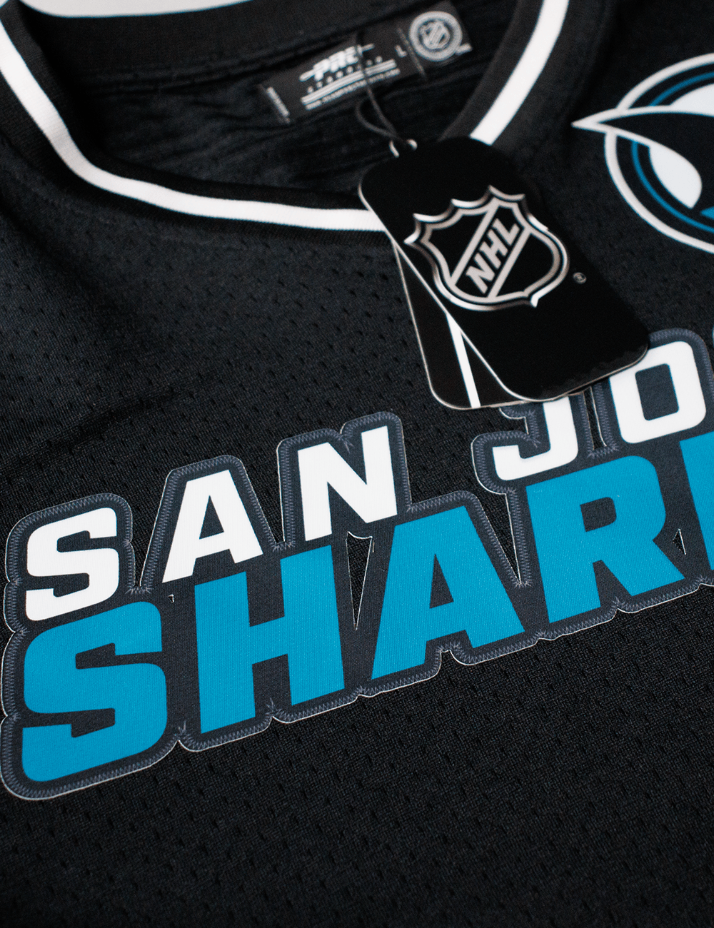 Pro Standard T-Shirts San Jose Sharks Pro Standard NHL Team Mesh Short Sleeve - Black