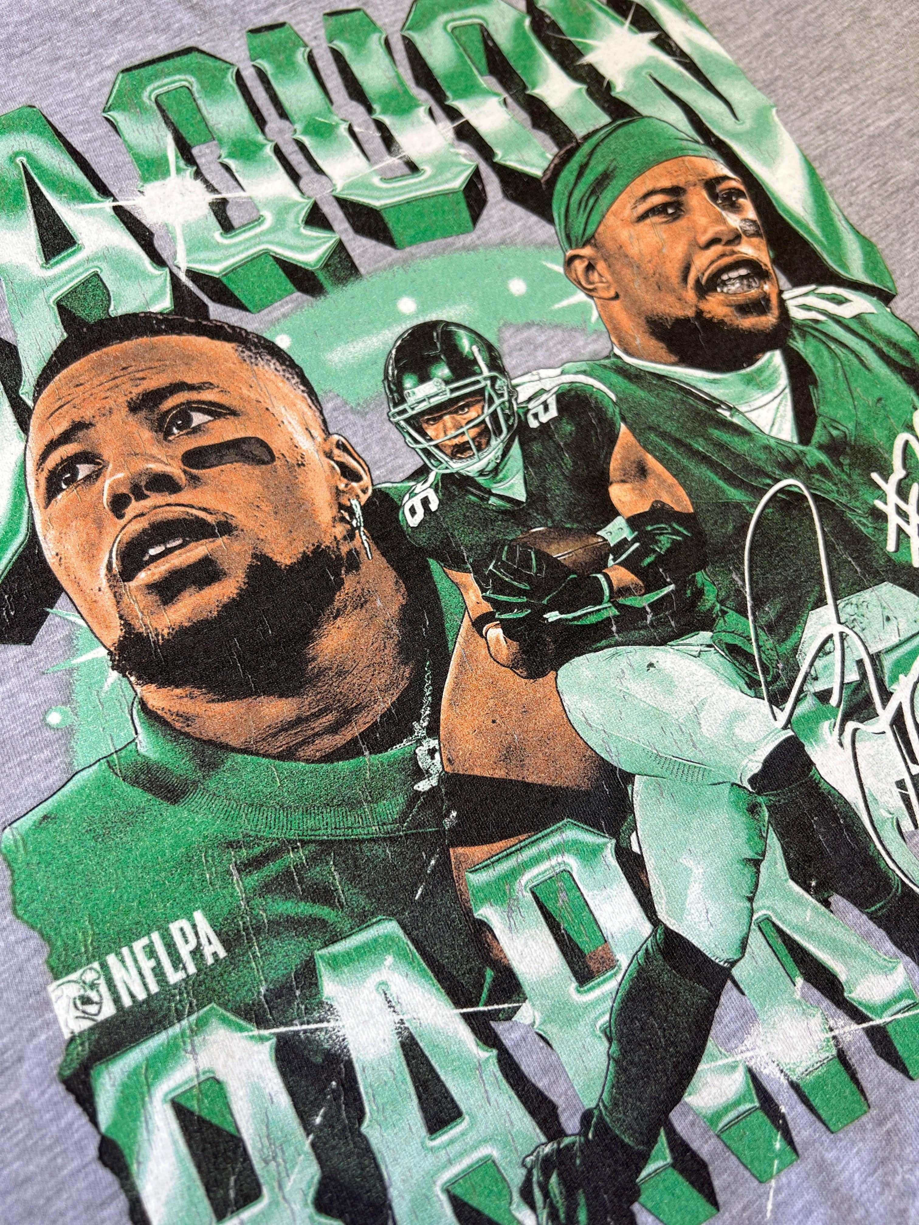 500 Level T-Shirts Saquon Barkley Philadelphia Eagles 500 Level NFL Homage T-Shirt - Grey Marle