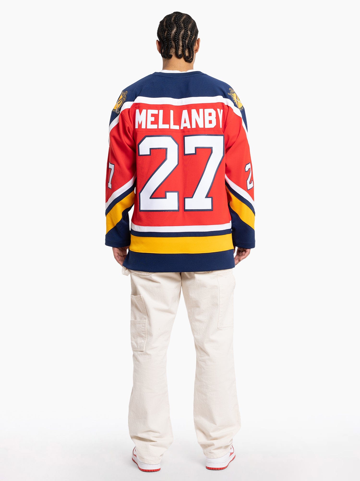 Mitchell And Ness Jerseys Scott Mellanby Florida Panthers Mitchell & Ness NHL 95-96 Blue Line Jersey - Red