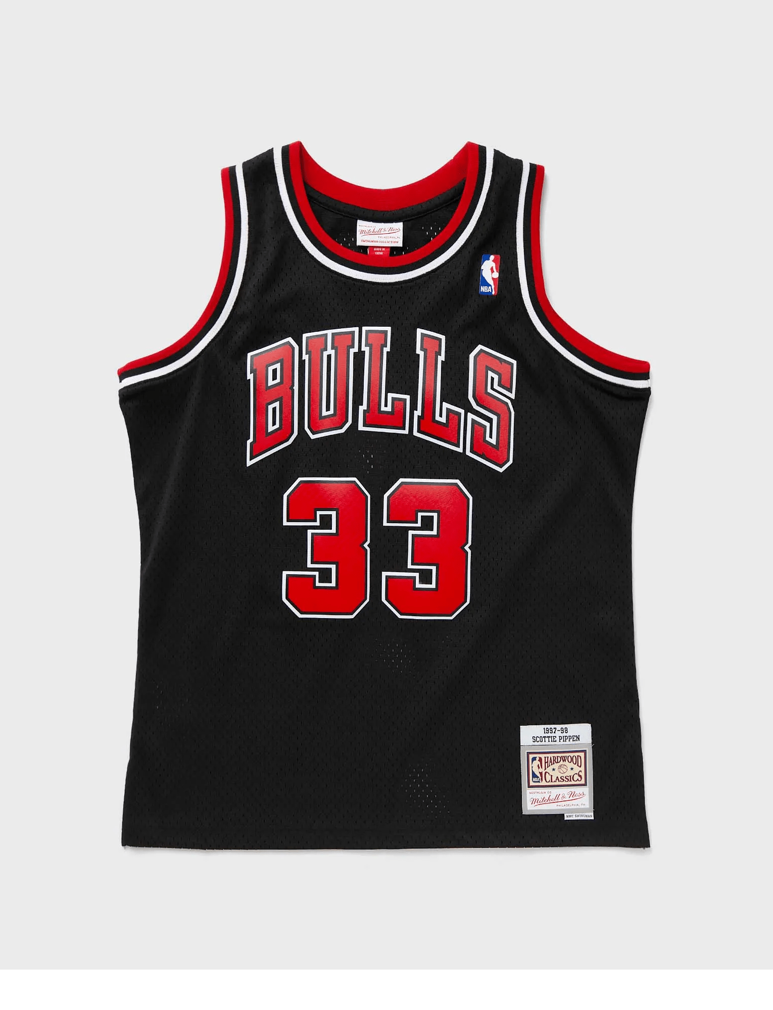 Mitchell And Ness Jerseys Scottie Pippen Chicago Bulls 97-98 Alt Mitchell & Ness NBA HWC Swingman Jersey - Black