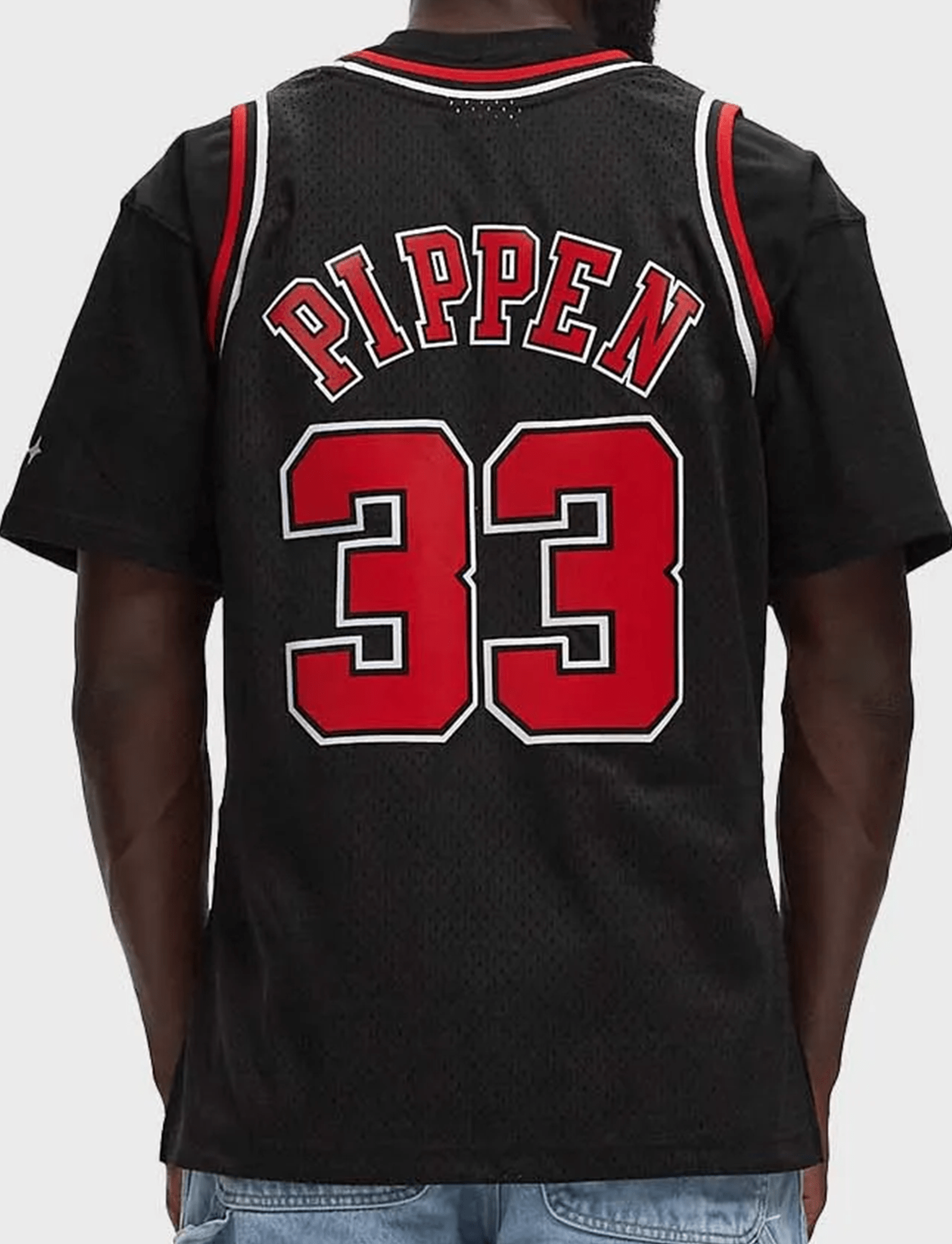 Mitchell And Ness Jerseys Scottie Pippen Chicago Bulls 97-98 Alt Mitchell & Ness NBA HWC Swingman Jersey - Black