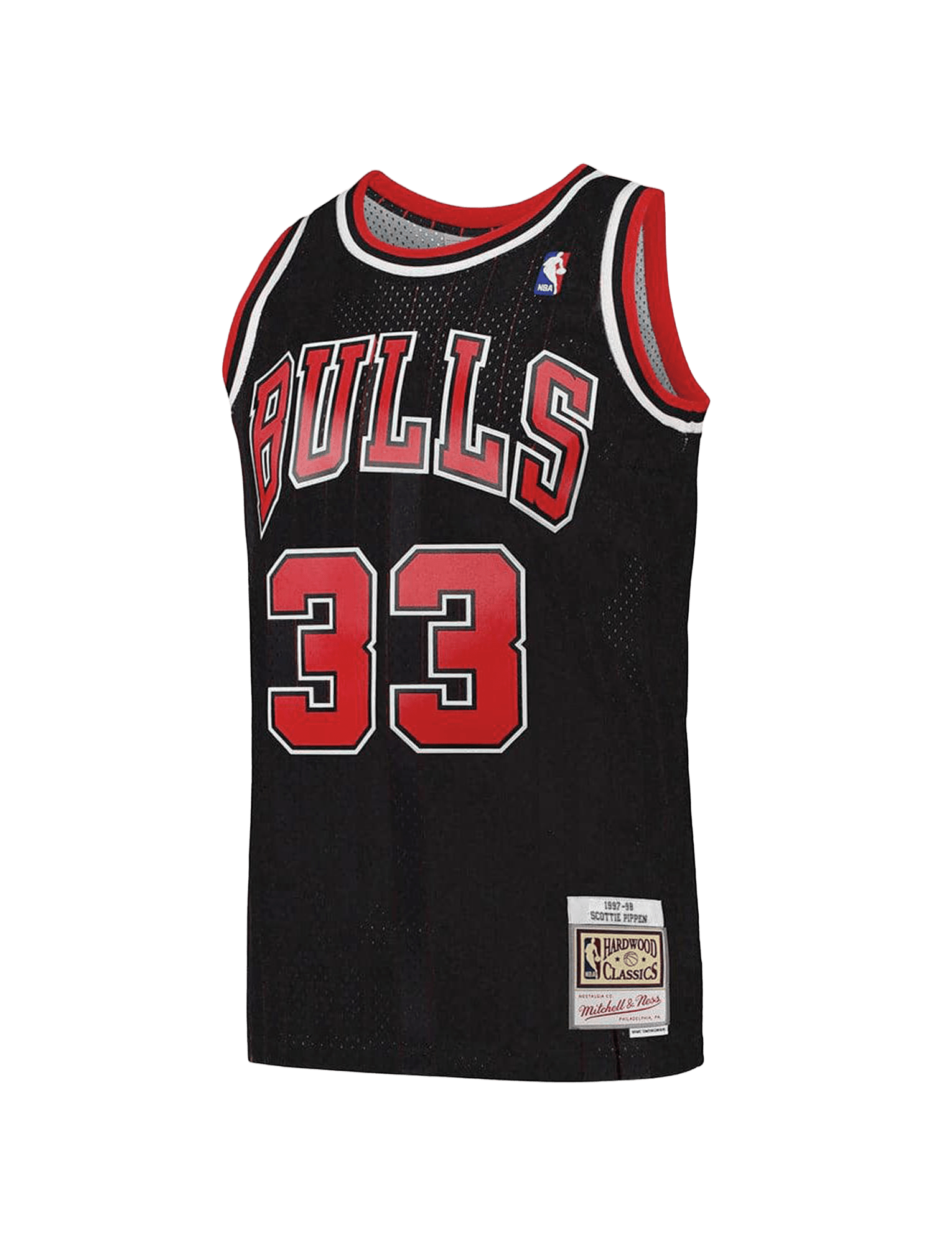 Mitchell And Ness Jerseys Scottie Pippen Chicago Bulls 97-98 Alt Mitchell & Ness NBA HWC Swingman Jersey - Black