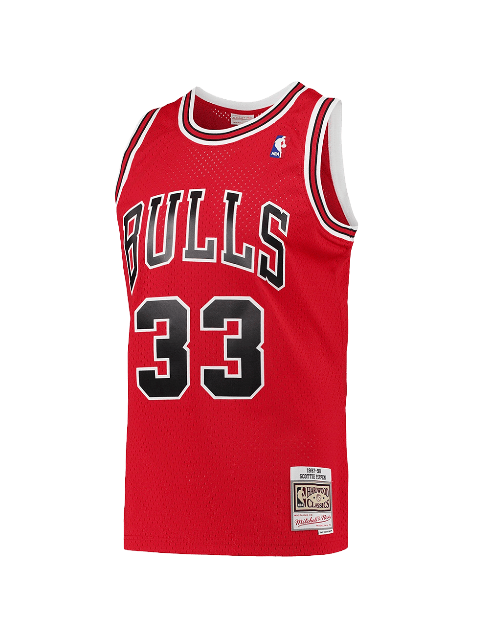 Mitchell And Ness Jerseys Scottie Pippen Chicago Bulls Mitchell & Ness NBA 97-98 Road HWC Swingman Jersey - Red
