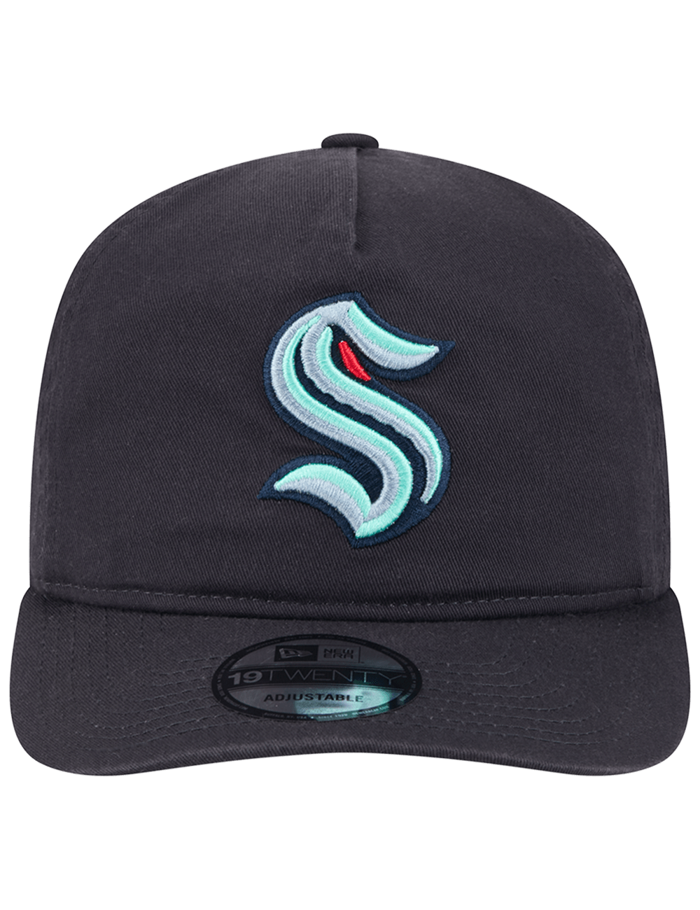 New Era Caps Seattle Kraken New Era NHL Team 19TWENTY Pre-Curved Snapback Hat - Navy