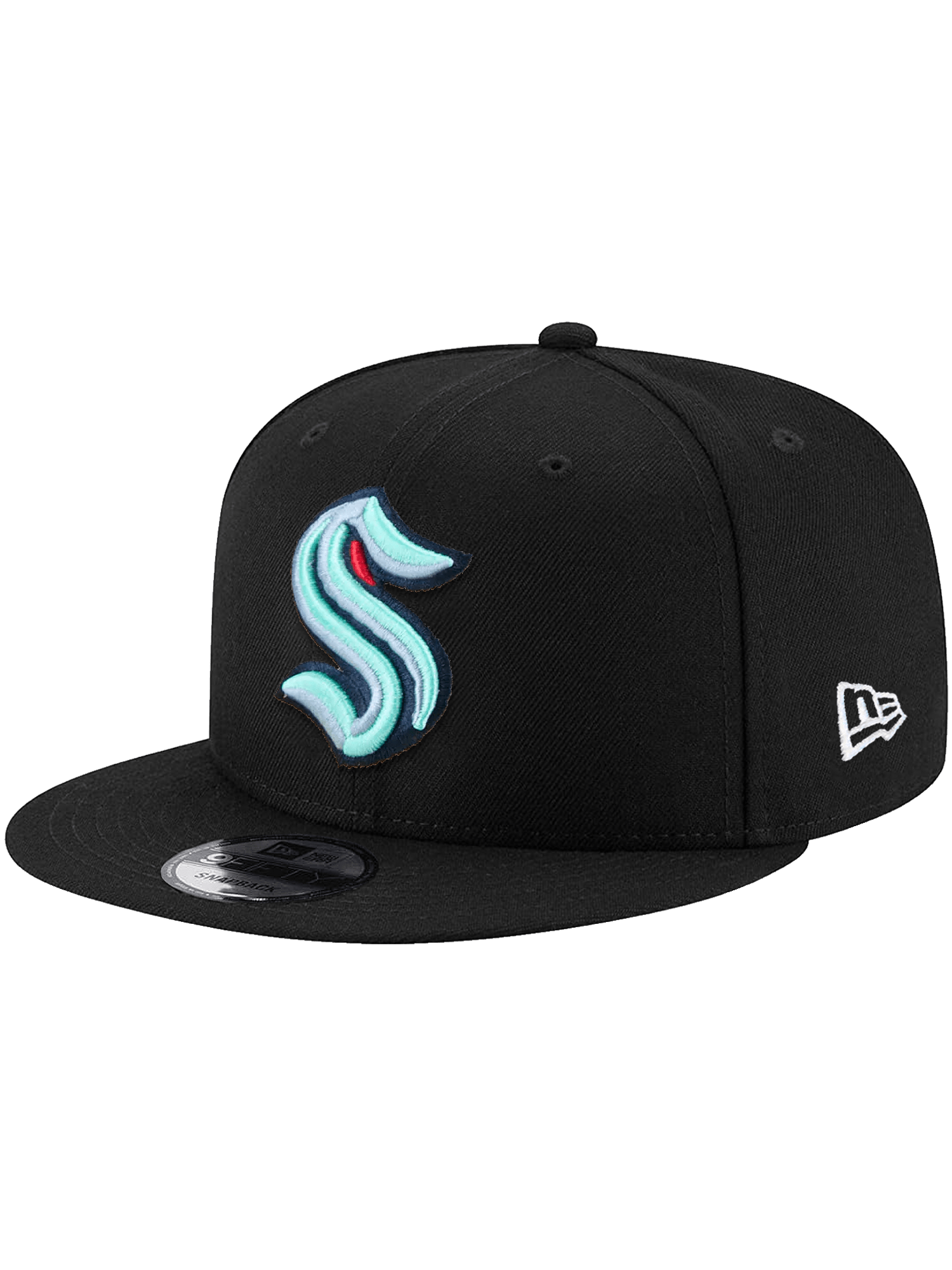 New Era Caps Seattle Kraken New Era NHL Team 9FIFTY Snapback Hat - Black
