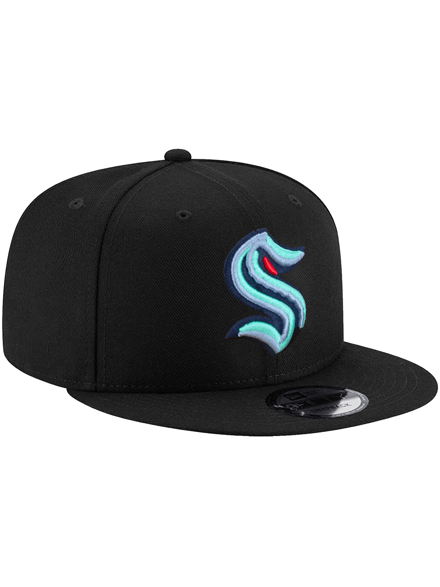 New Era Caps Seattle Kraken New Era NHL Team 9FIFTY Snapback Hat - Black