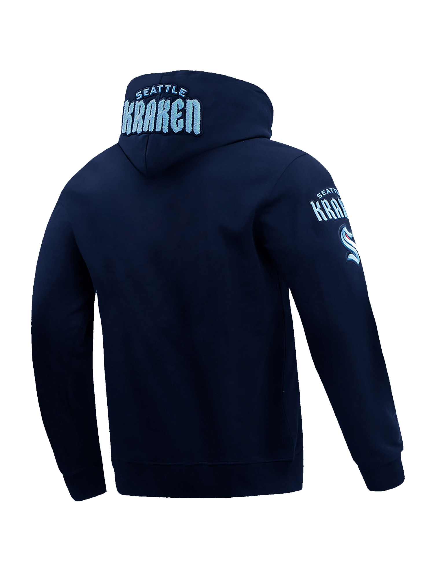 Pro Standard Jumpers Seattle Kraken Pro Standard NHL Team Chenille Hoodie Jumper - Navy