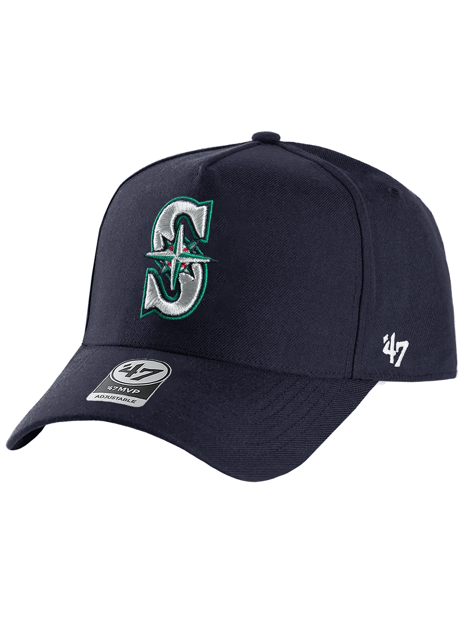 47 Brand Caps Seattle Mariners '47 MLB Team MVP DT Snapback Hat - Navy