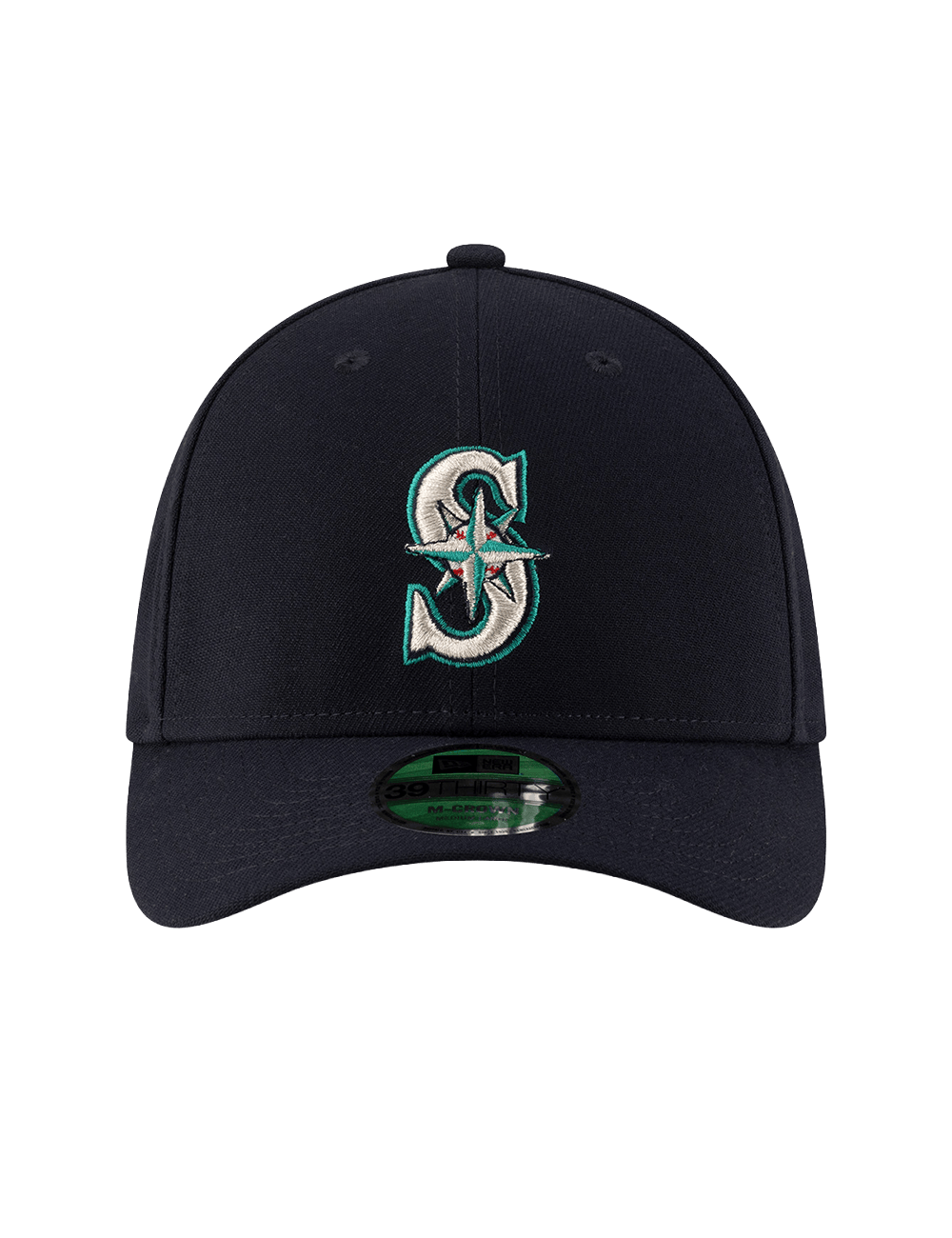 New Era Caps Seattle Mariners New Era MLB Player Replica 39THIRTY M-Crown Stretch-Fit Hat - Navy