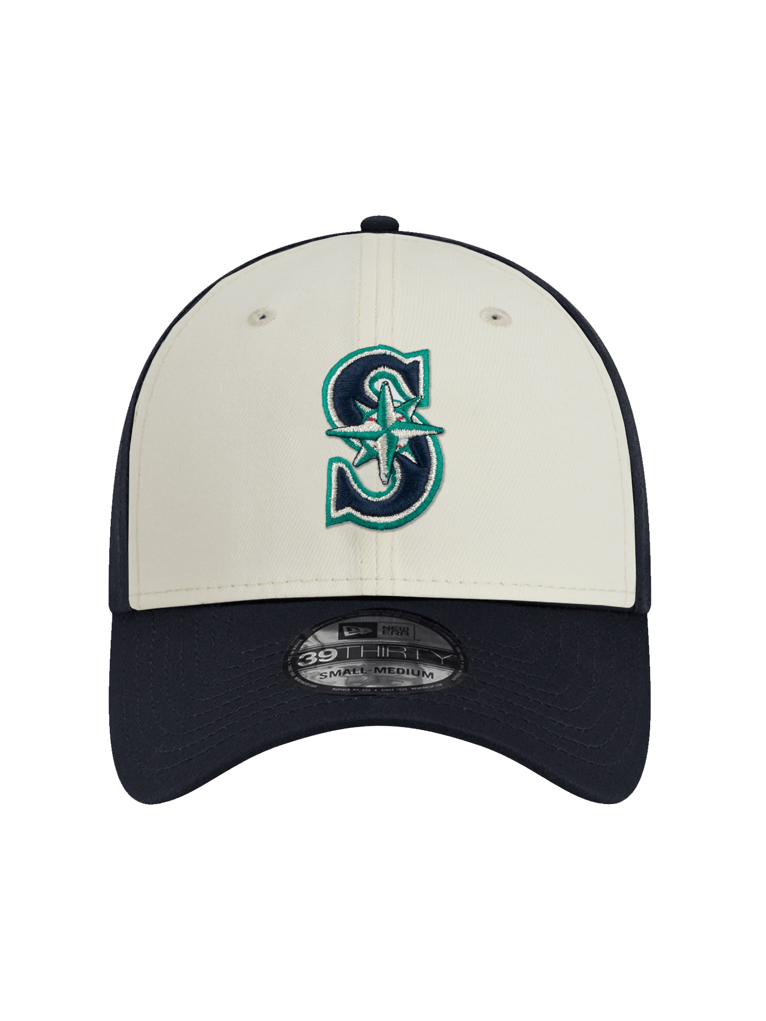 New Era Caps Seattle Mariners New Era MLB Team Chrome 39THIRTY Stretch-Fit Hat