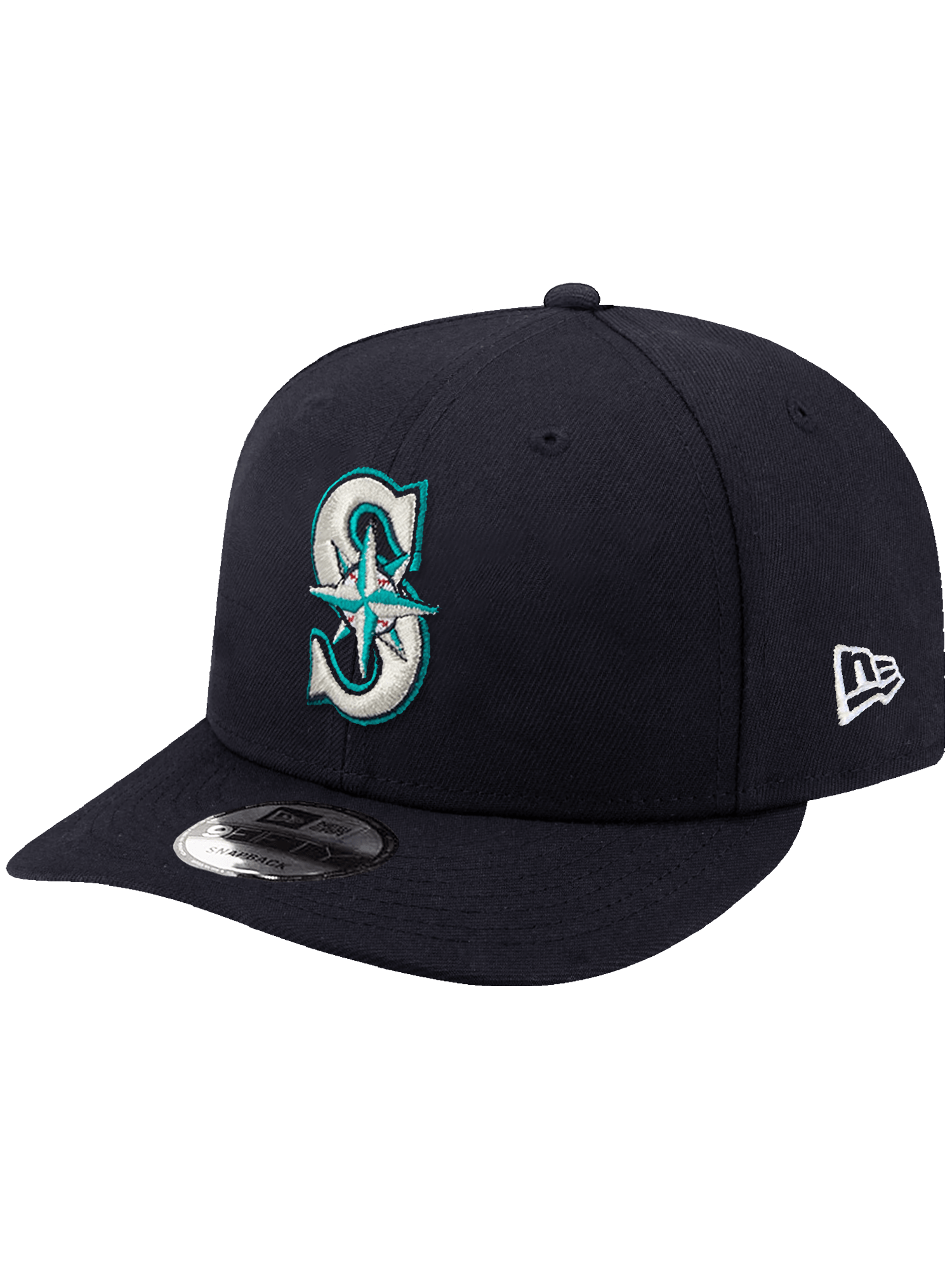 New Era Caps Seattle Mariners New Era MLB Team Pre-Curved 9FIFTY Snapback Hat - Navy