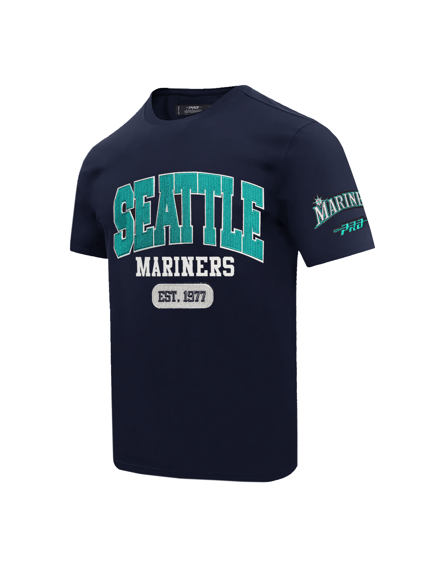 Pro Standard T-Shirts Seattle Mariners Pro Standard MLB City Arch Premium Flex T-Shirt - Navy
