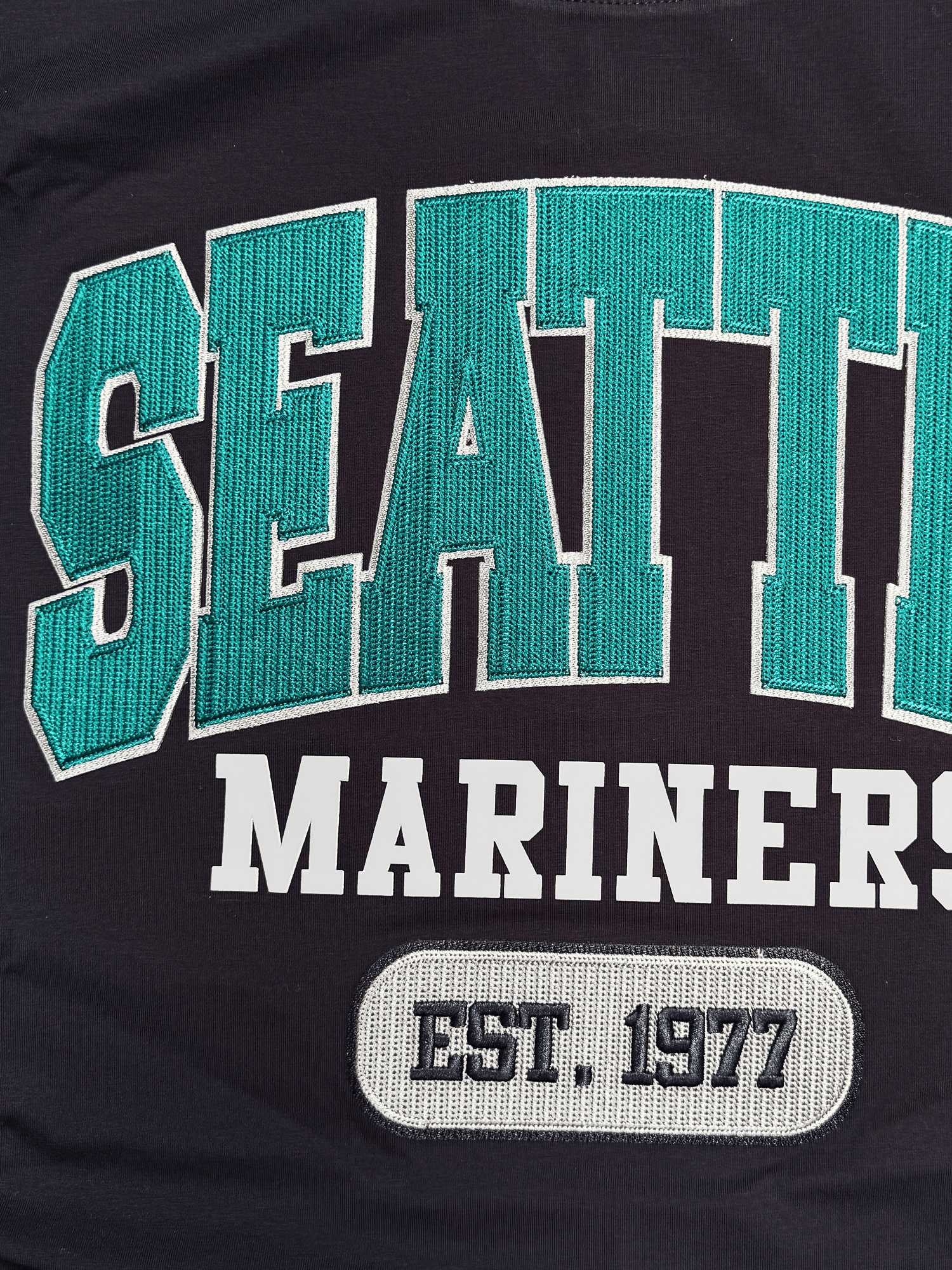 Pro Standard T-Shirts Seattle Mariners Pro Standard MLB City Arch Premium Flex T-Shirt - Navy
