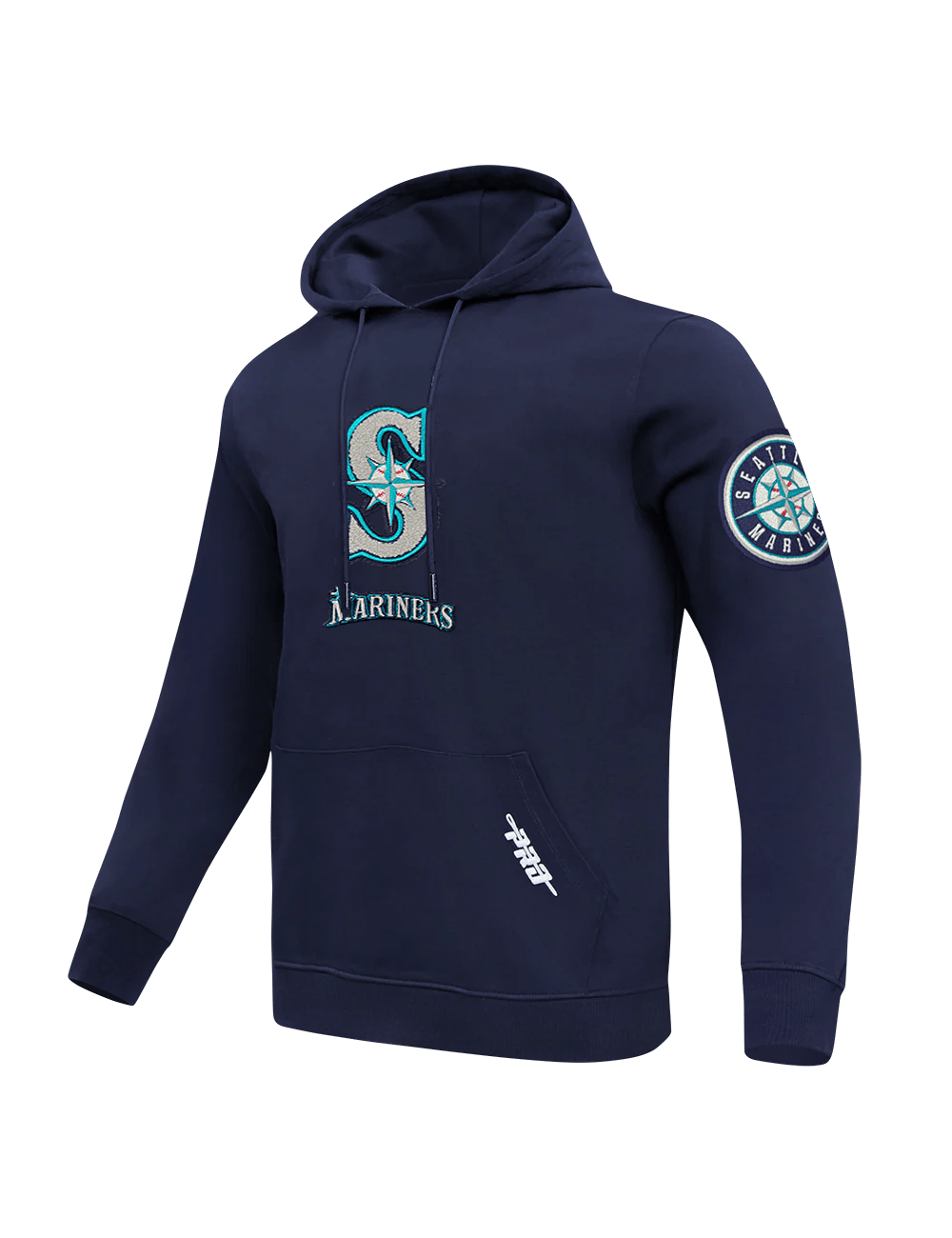 Pro Standard Jumpers Seattle Mariners Pro Standard MLB Team Chenille Flex Hoodie Jumper - Navy