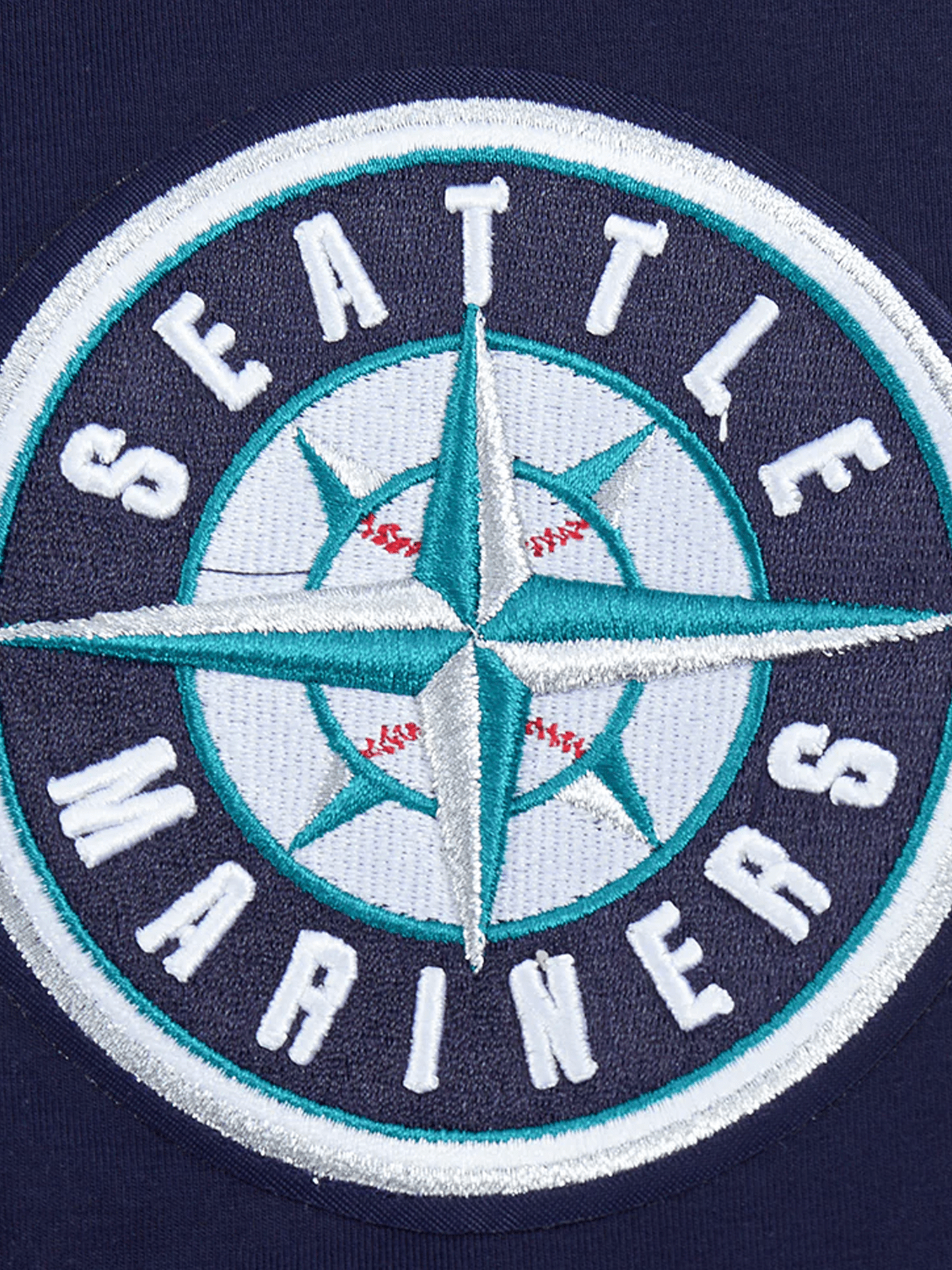 Pro Standard T-Shirts Seattle Mariners Pro Standard MLB Team Chenille Flex T-Shirt - Navy