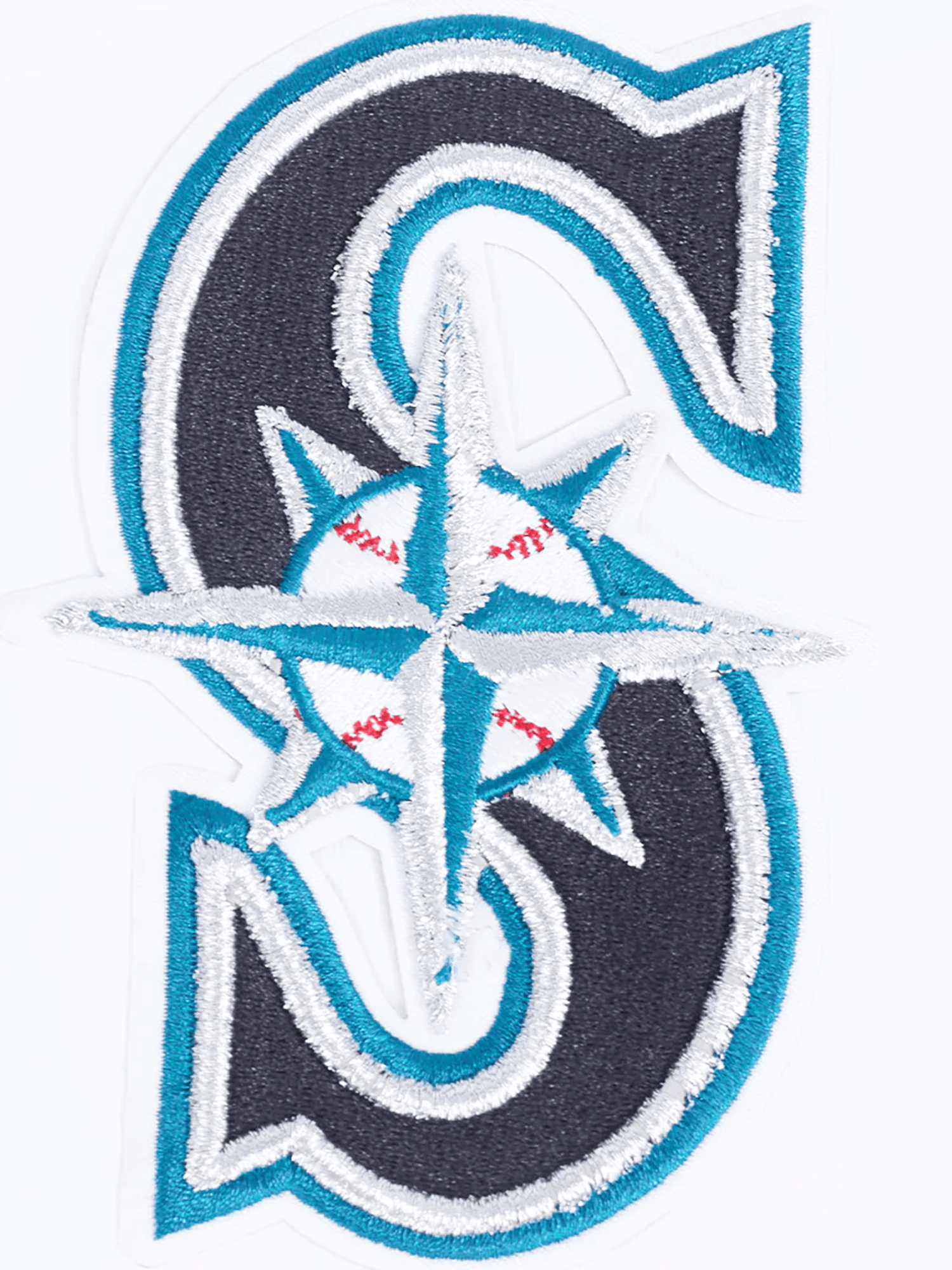 Pro Standard T-Shirts Seattle Mariners Pro Standard MLB Team Chenille Flex T-Shirt - White